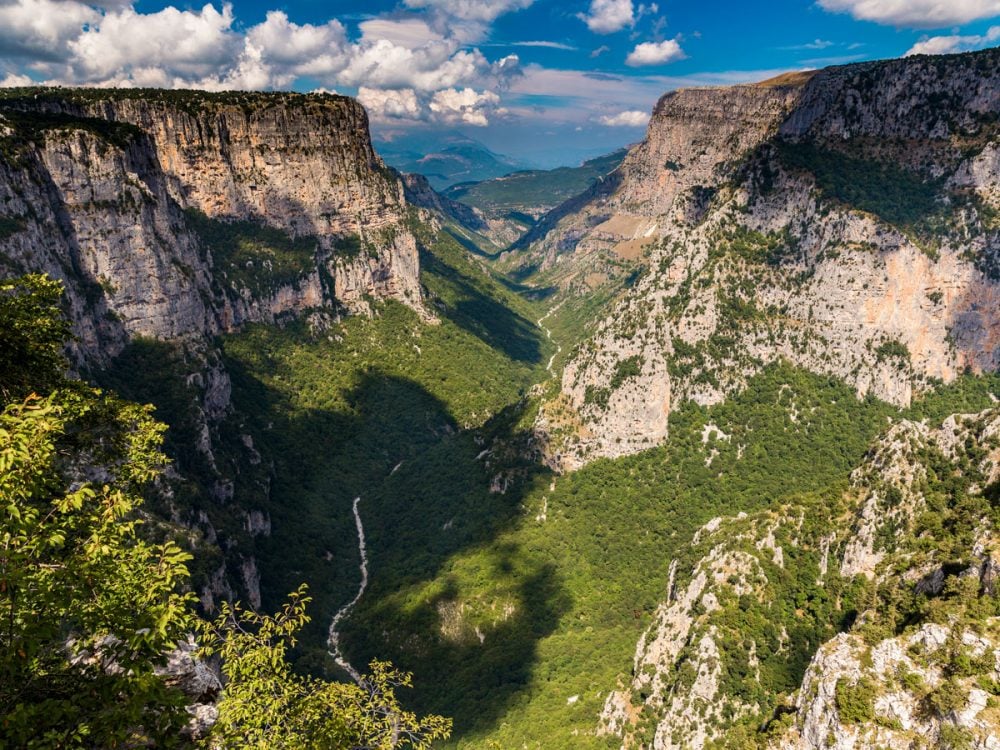 Pindus Mountains Horseshoe Trek Great Hiking In Greece   Trekking Hellas Pindos Horseshoe 00 Stunning Vikos Gorge In Northern Greece 1000x750 