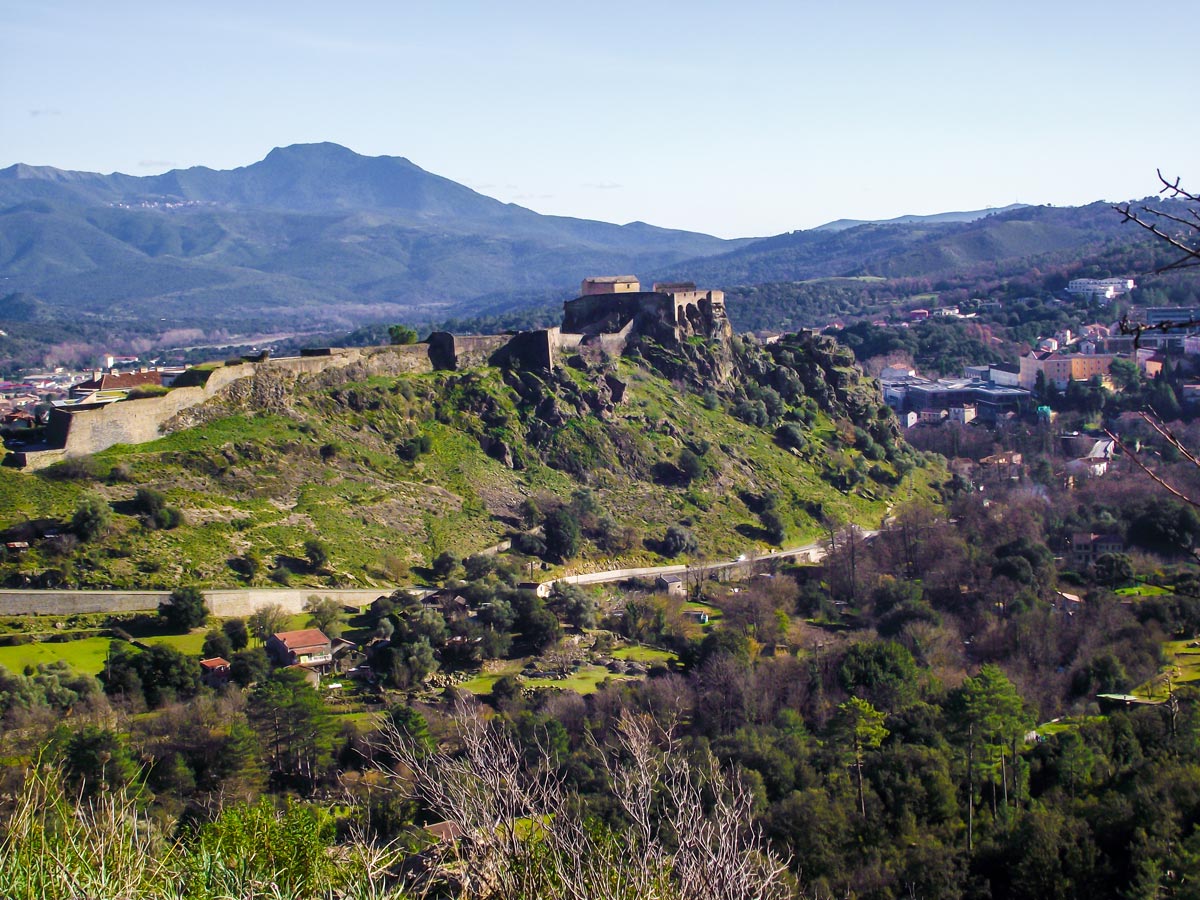 Corte and Calvi trek in Corsica visits several famous architecture monuments including Corte Citadel