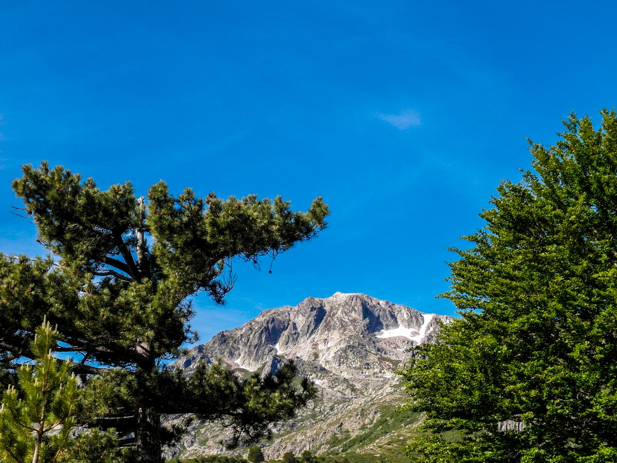 Views around Vizzavona on GR20 Trek in Corsica Island