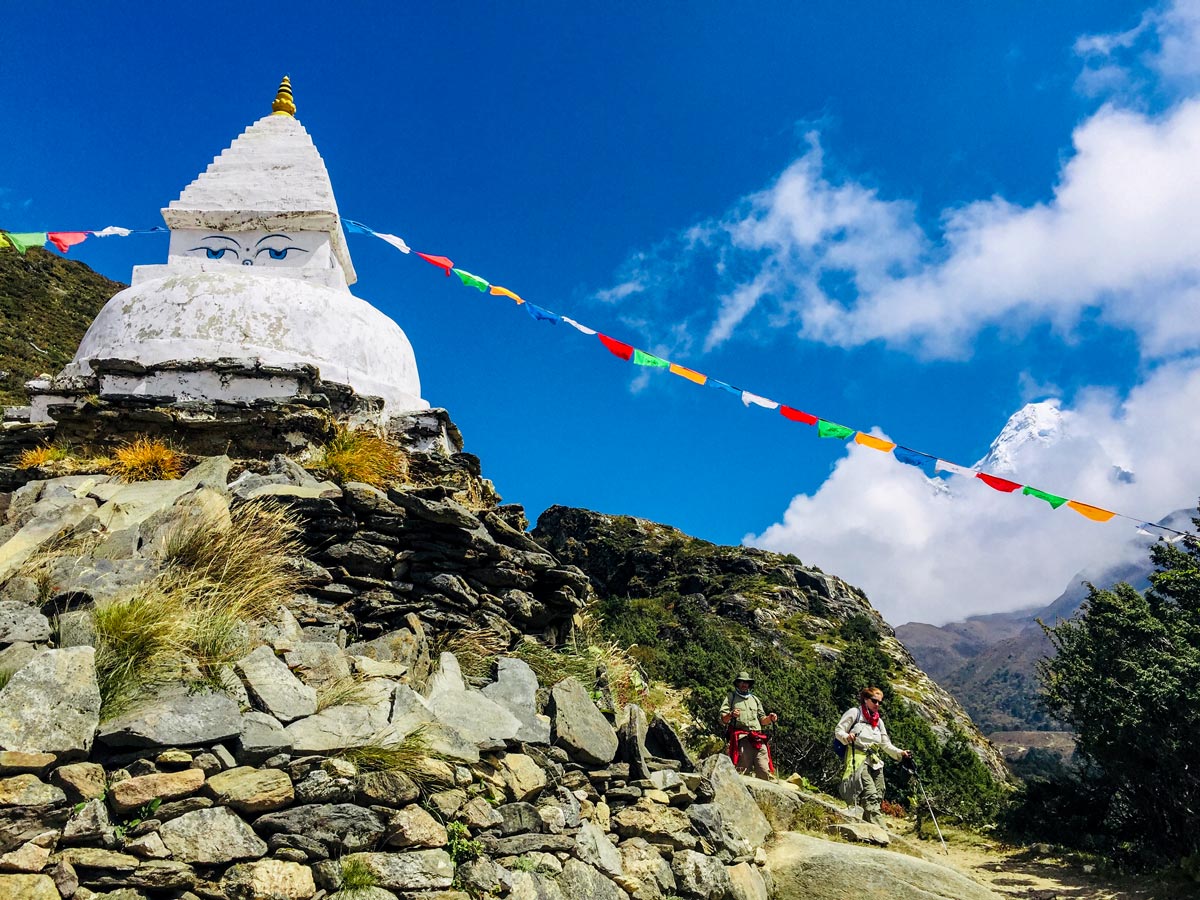 Architecture along the trail of Everest Luxury Lodge Trek in Nepal