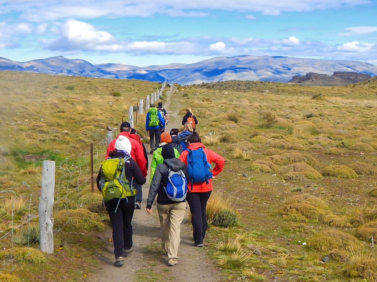 Hike Lake Sarmiento to Armaga Lagoon on day 8 of Los Glaciares and Paine Adventure