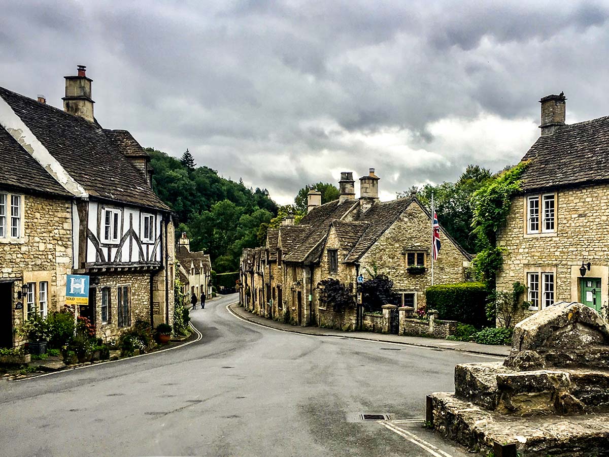 South West Coast Path Somerset and Devon walking tour includes visiting Castle Combe