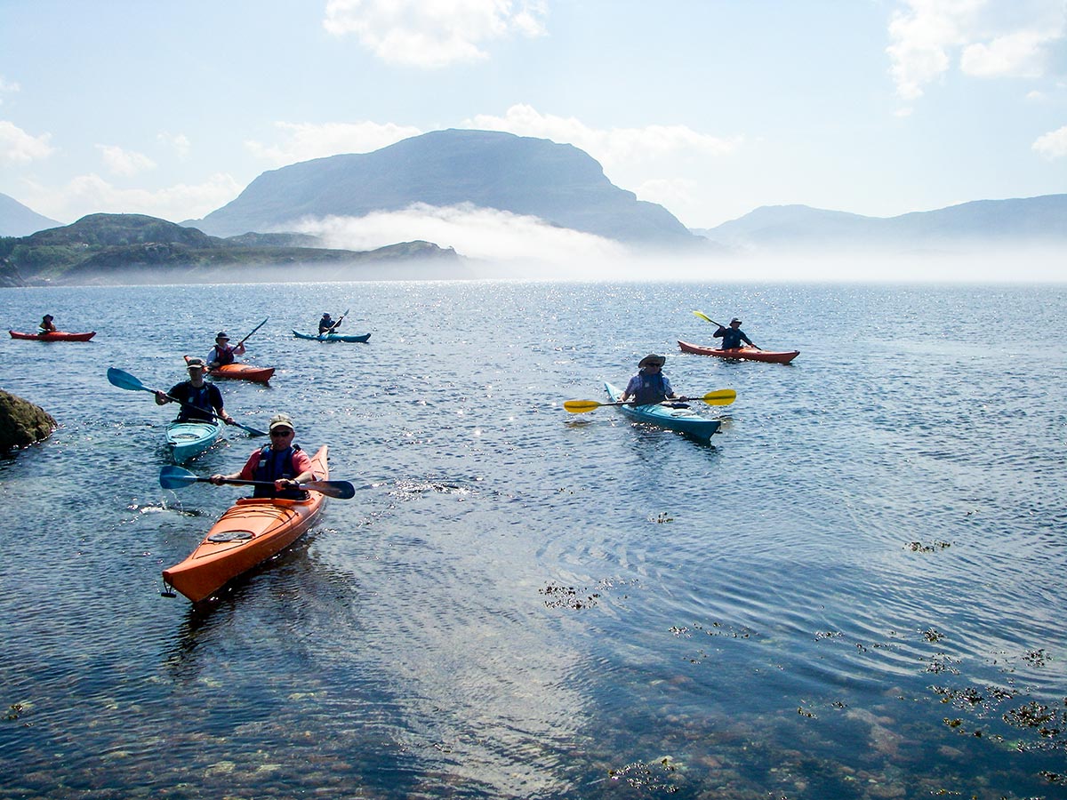 Kayaking on Sea Kayaking in Scottish Highlands Tour