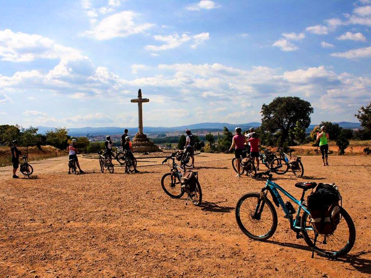 Resting stop on Cycling the Portuguese Way Tour