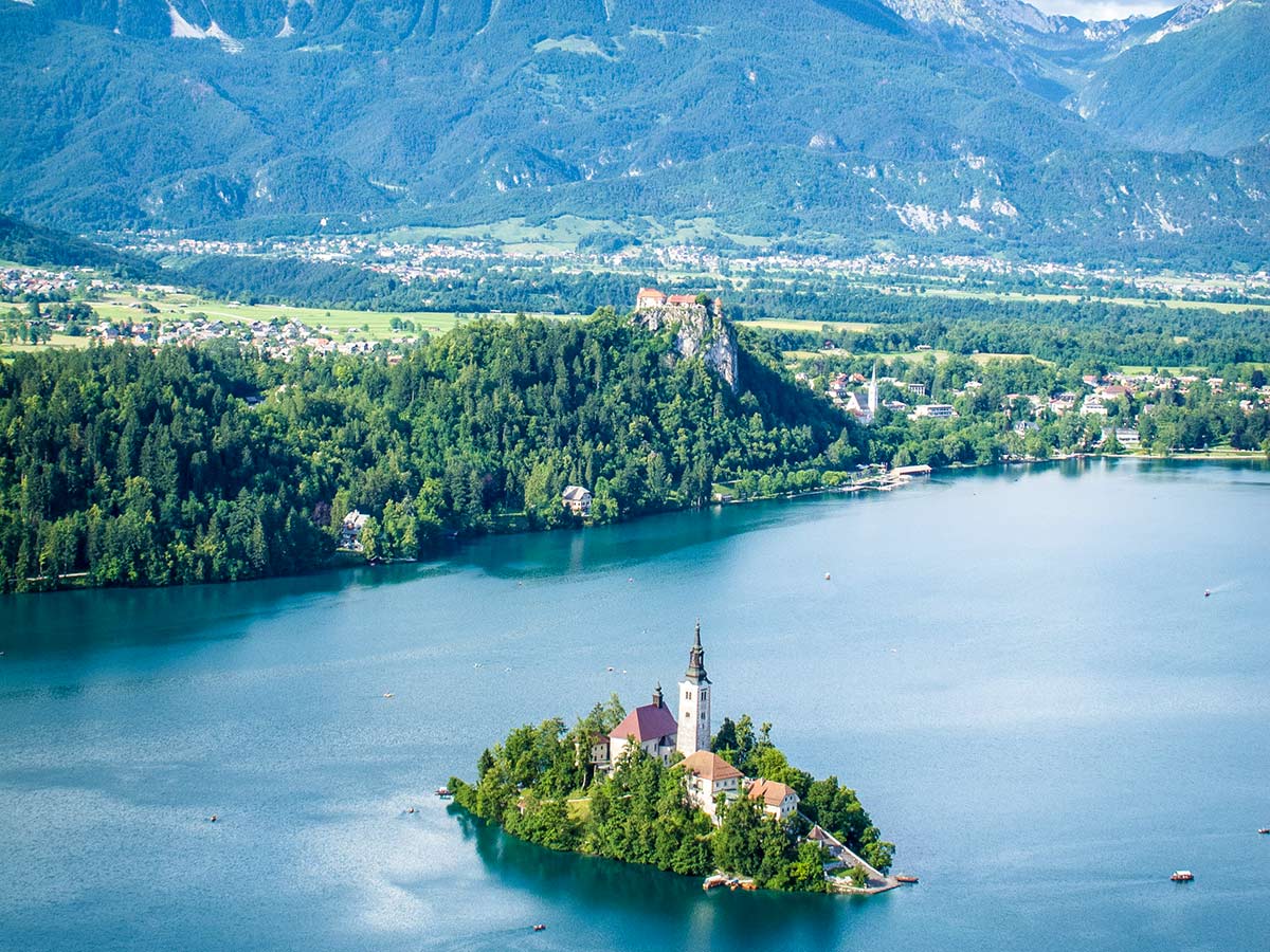 Lake Bled in Slovenia on Discover Slovenian Alps Tour