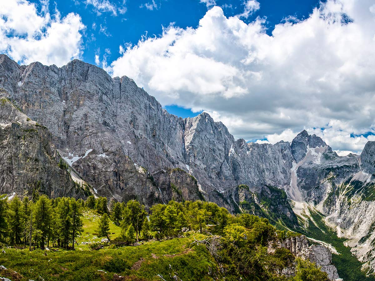 Views around Slemencova Spica seen on Discover Slovenian Alps Tour with a guide