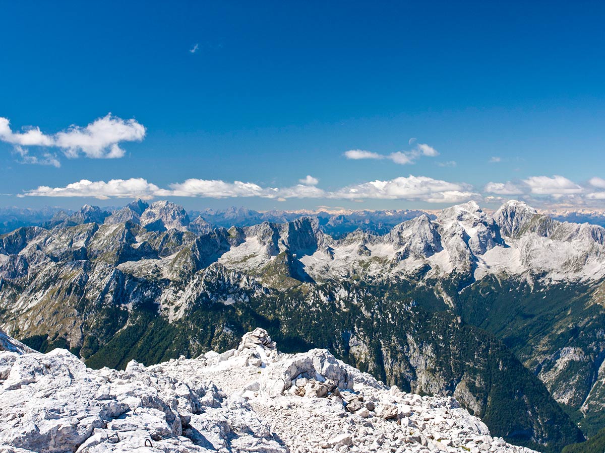 Views near Kanjavec Peak Slovenia