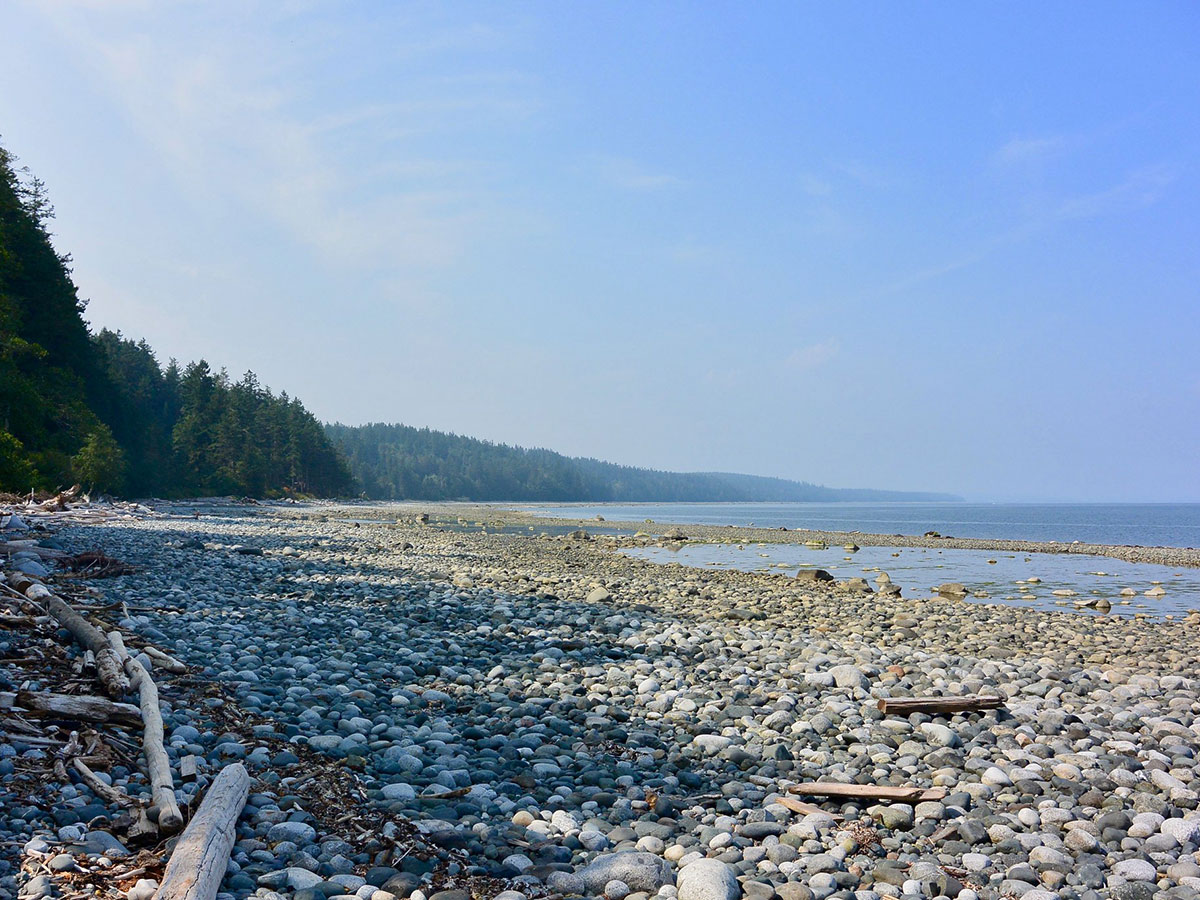 Island Joy Rides Self guided biking in Vancouver Island Quadra shore views on biking tour