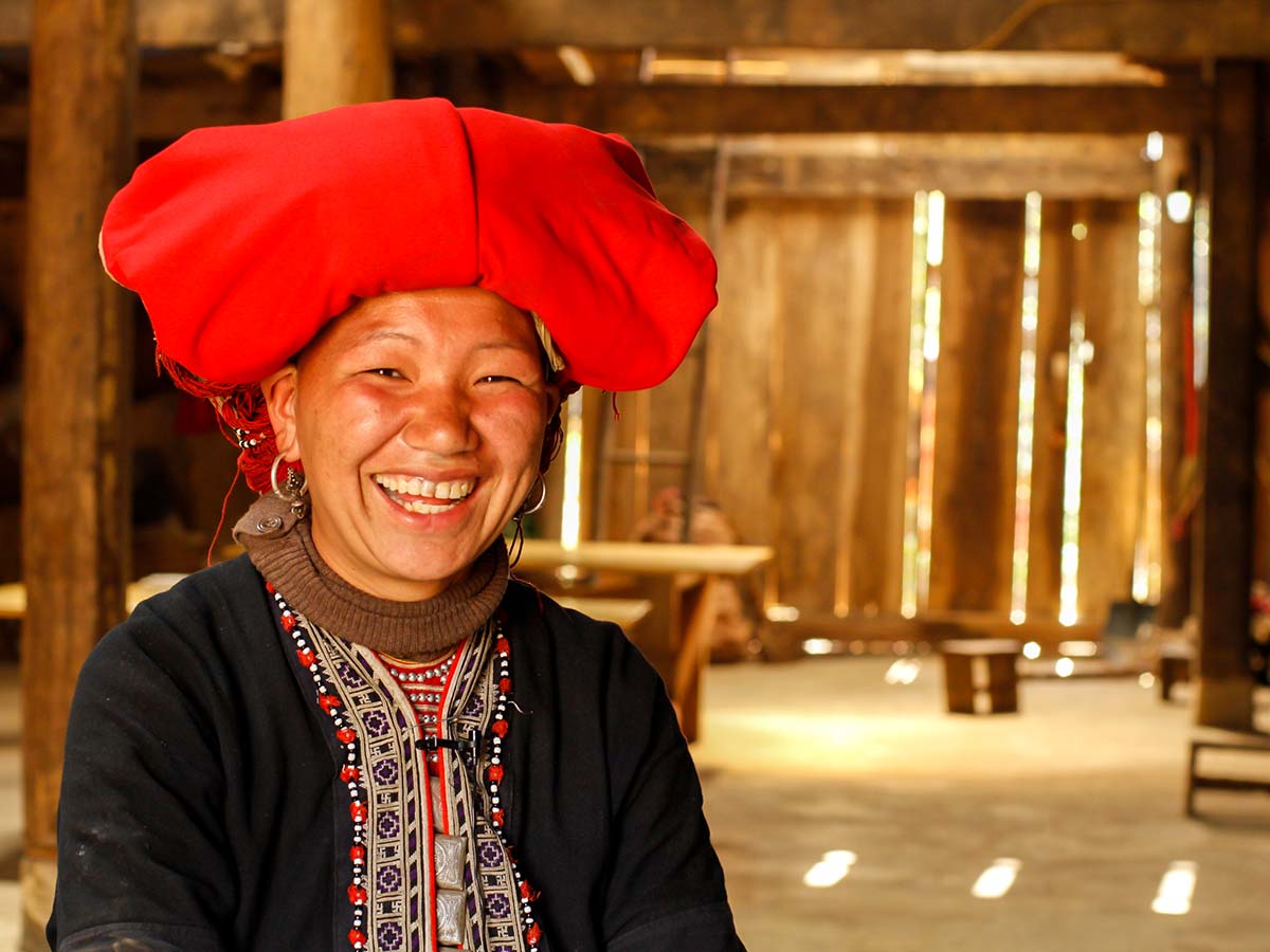 The member of Sapa hill tribe met on Soft Eco Adventure in Vietnam