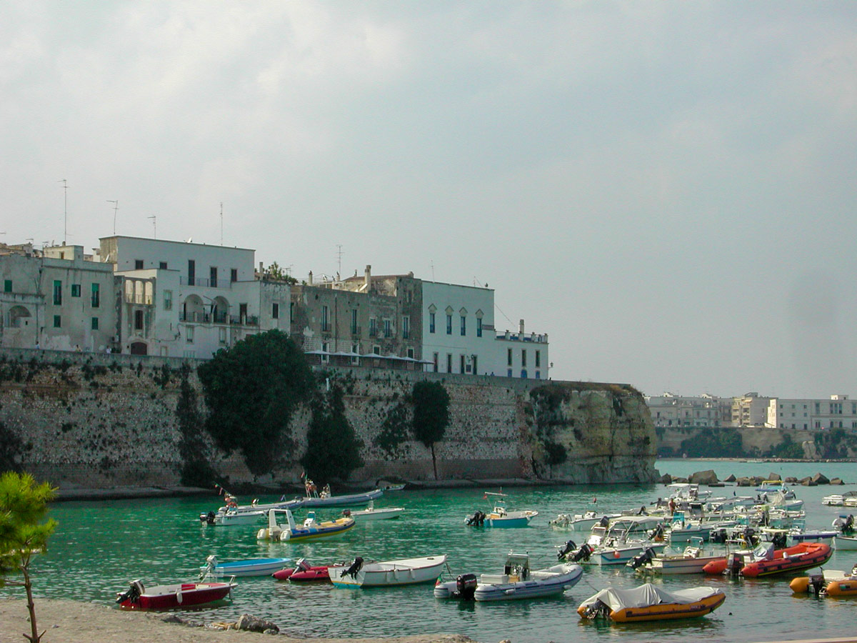 Self guided Puglia Walk includes visiting the beautiful Port of Otranto