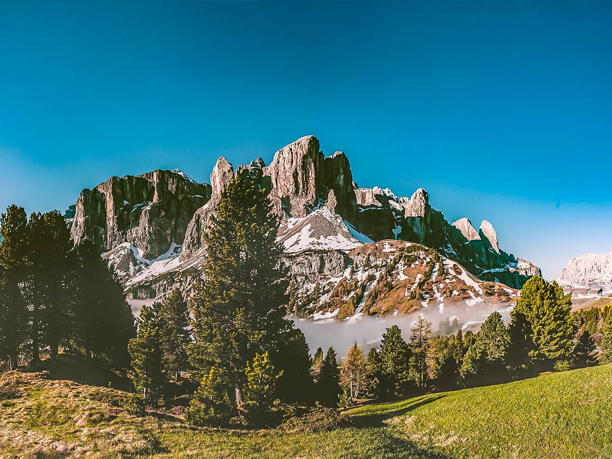 Beautiful Dolomites in the Italian Alps