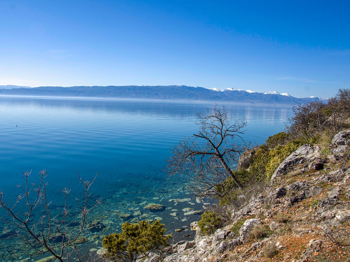 Cycling Two Lakes of Macedonia includes visiting the Ohrid Lake