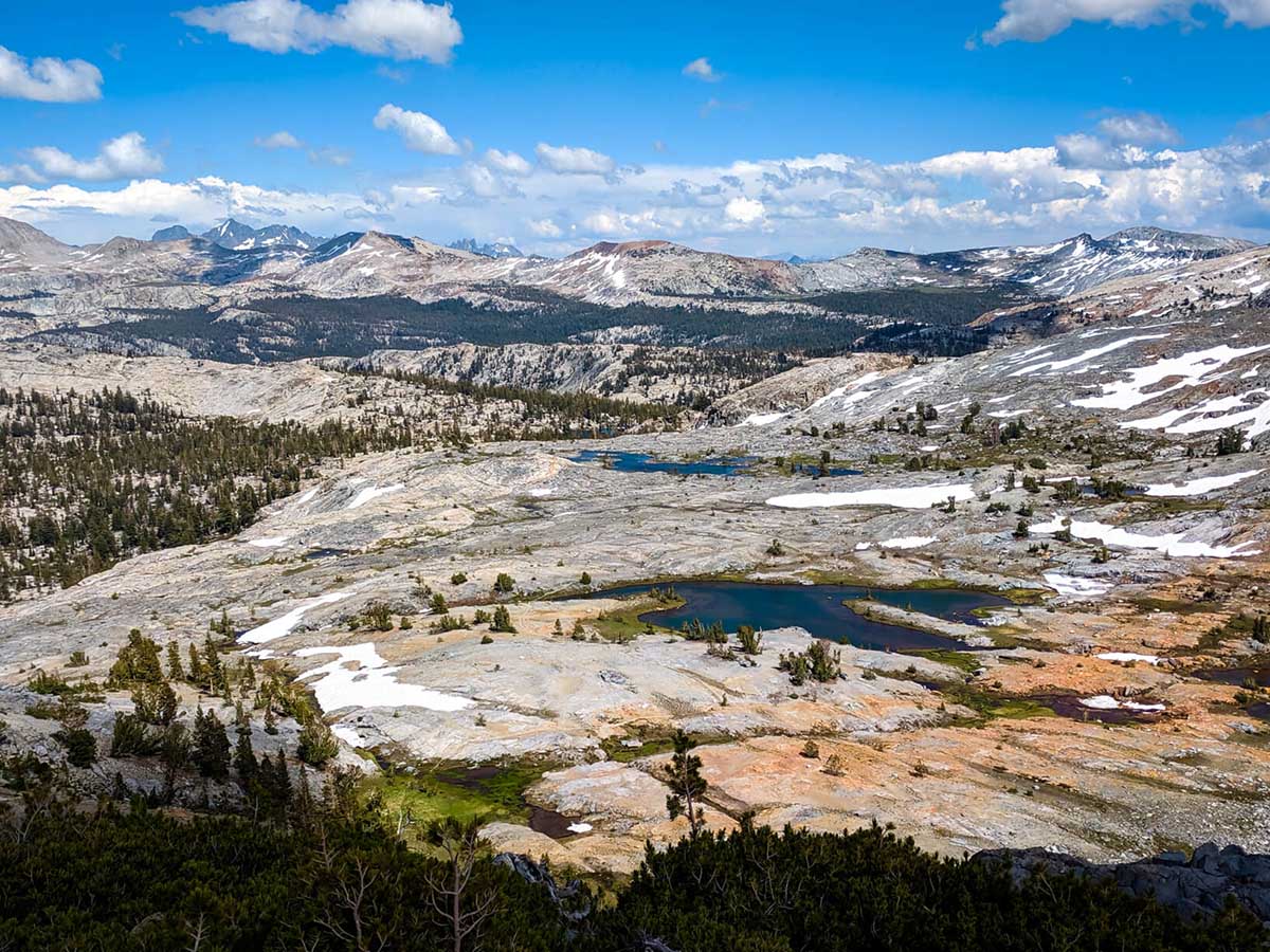 Sierra Nevada mountains in California