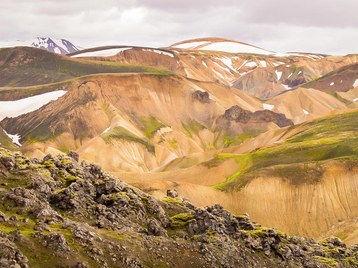 Colourful mountains near Landmannalaugar