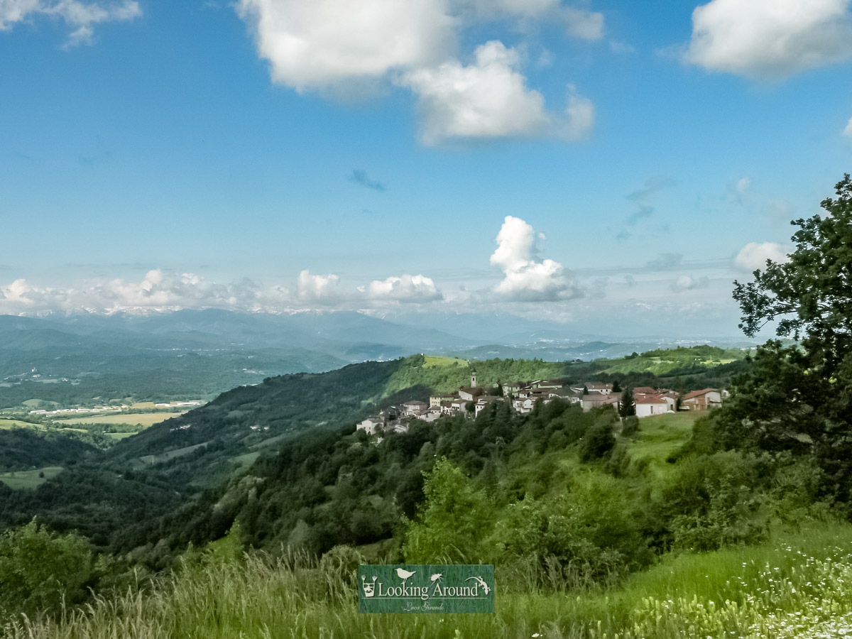 Looking out over the valley along Langhe walk tour