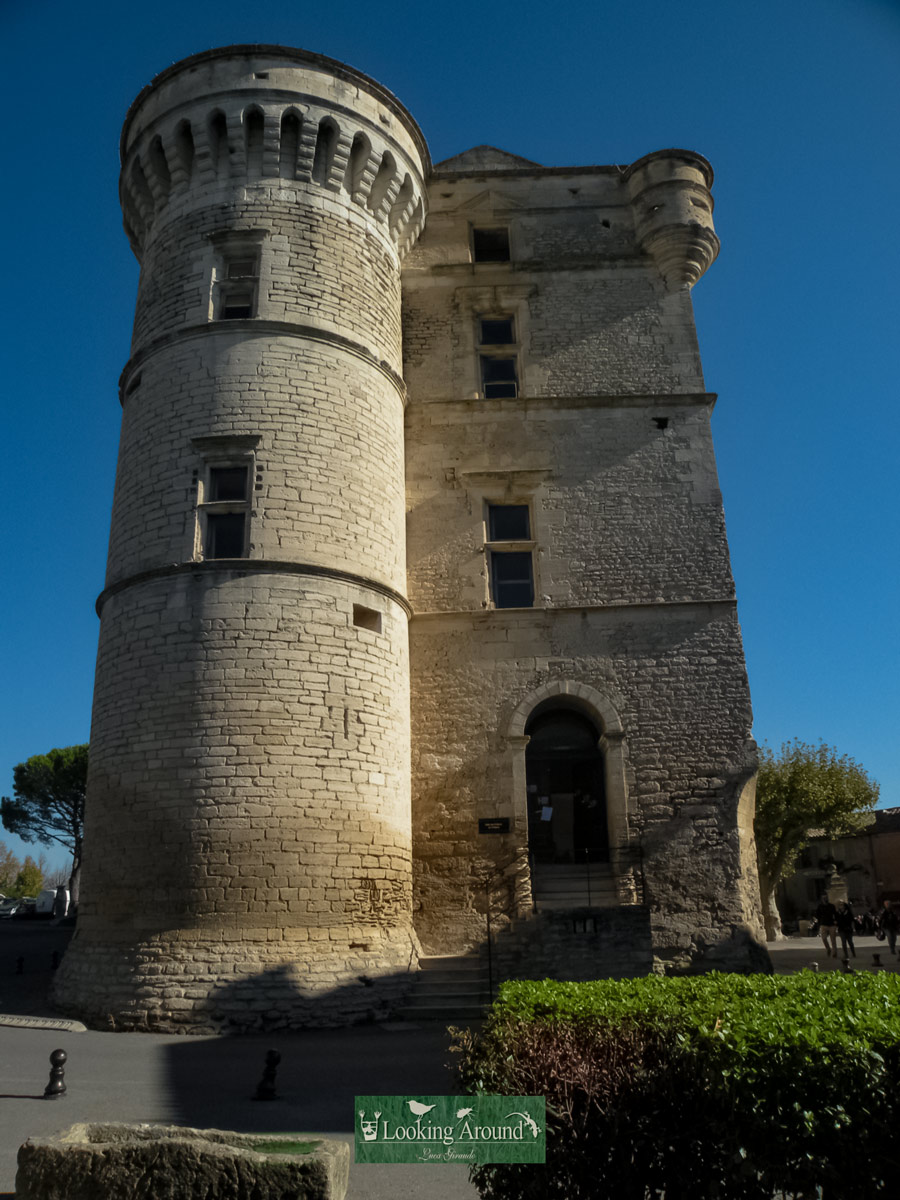 Beautiful castle estate seen along Luderon walk trek France