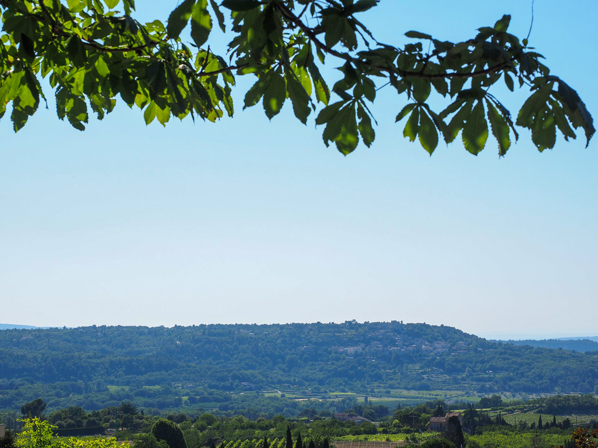 French countryside seen along Luberon trekking tour