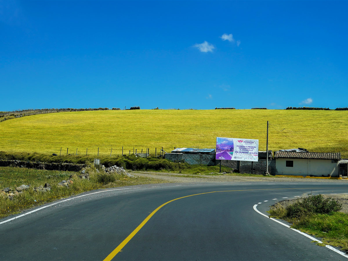 Road biking route