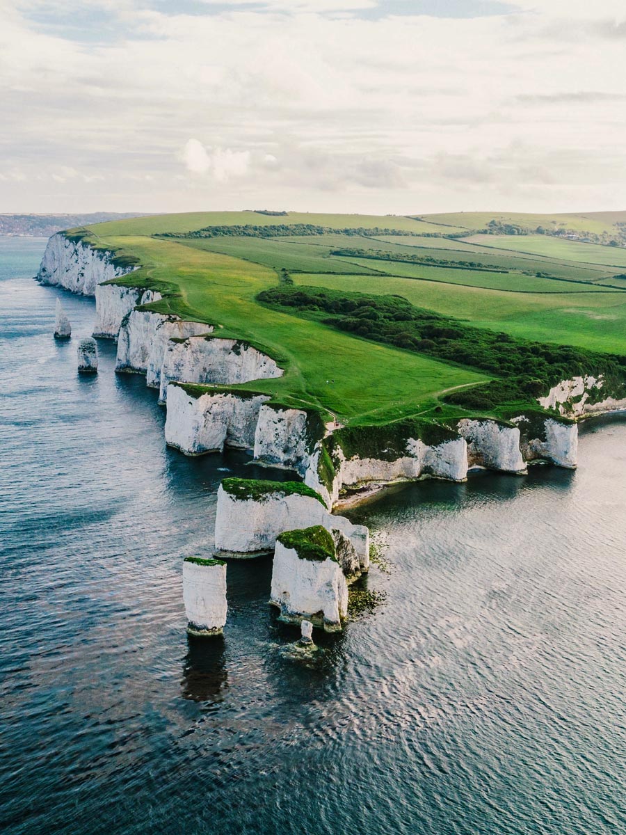 Jurassic Coast Dorset Old Harry Rocks England UK