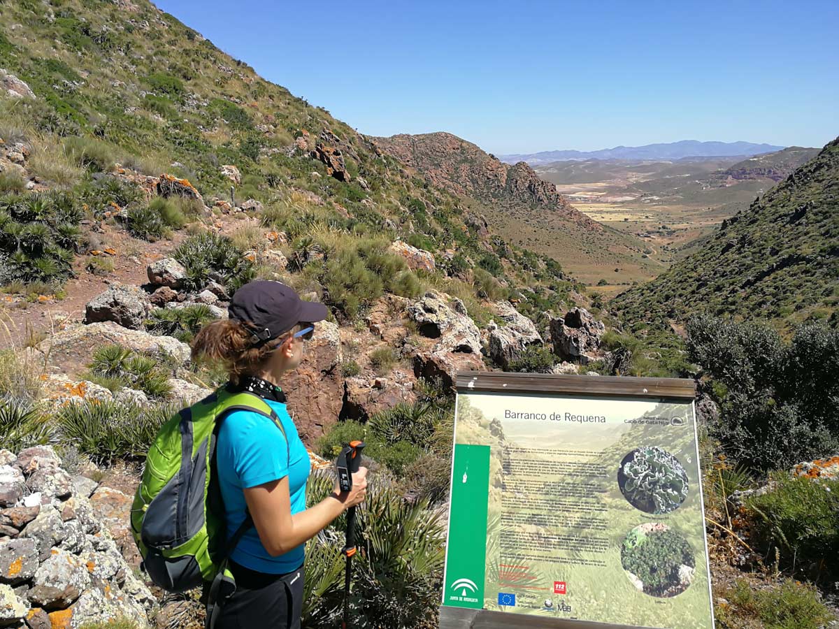 Barranco de Requena lookout walking hiking Spain