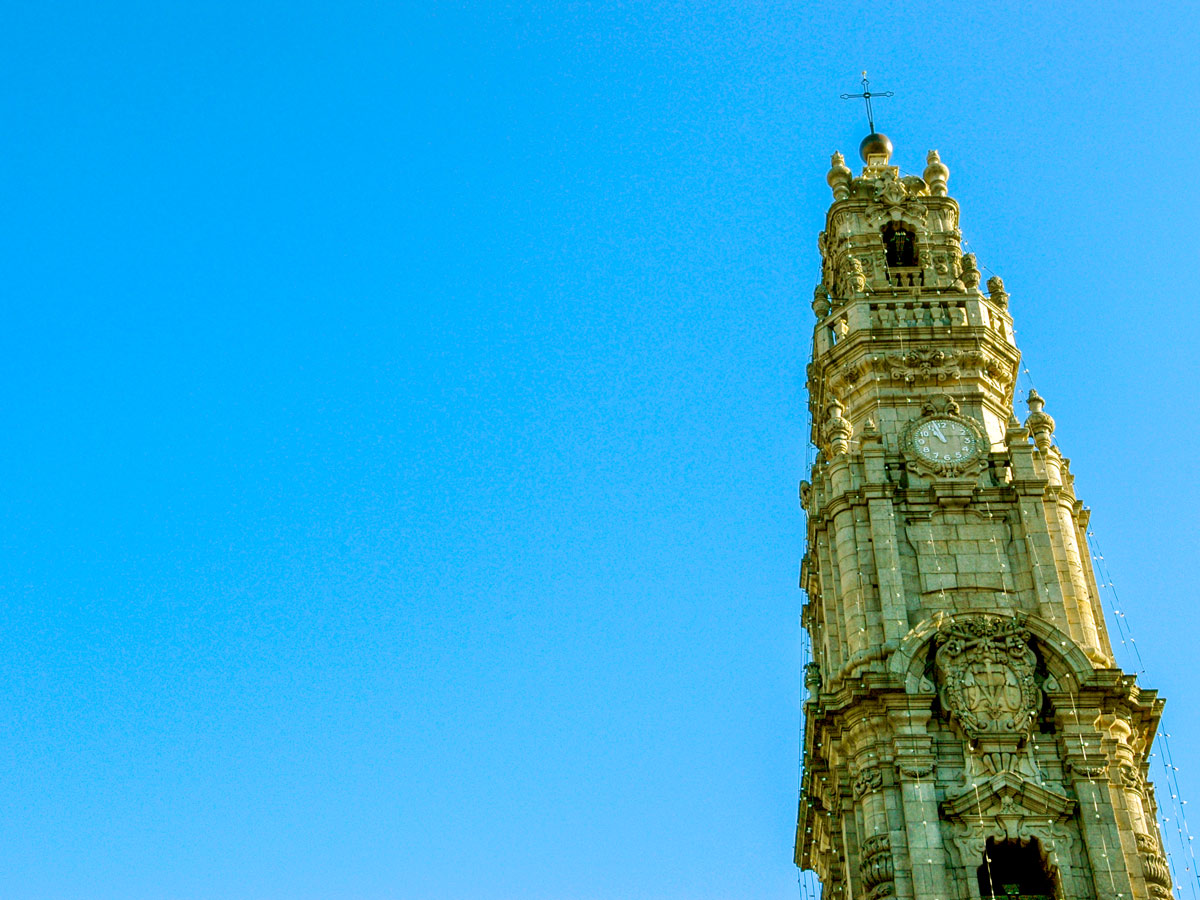 Church clock tower