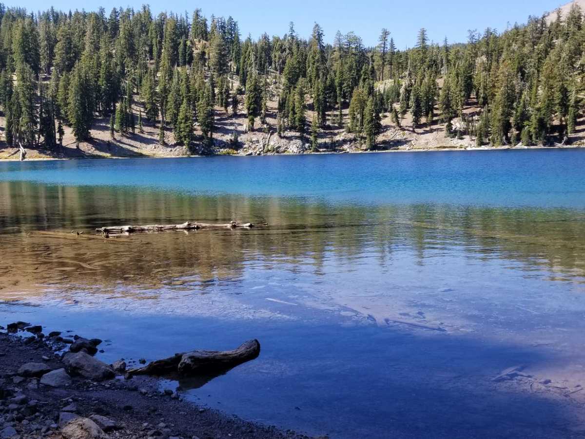 Quiet lake in Lassen National Park