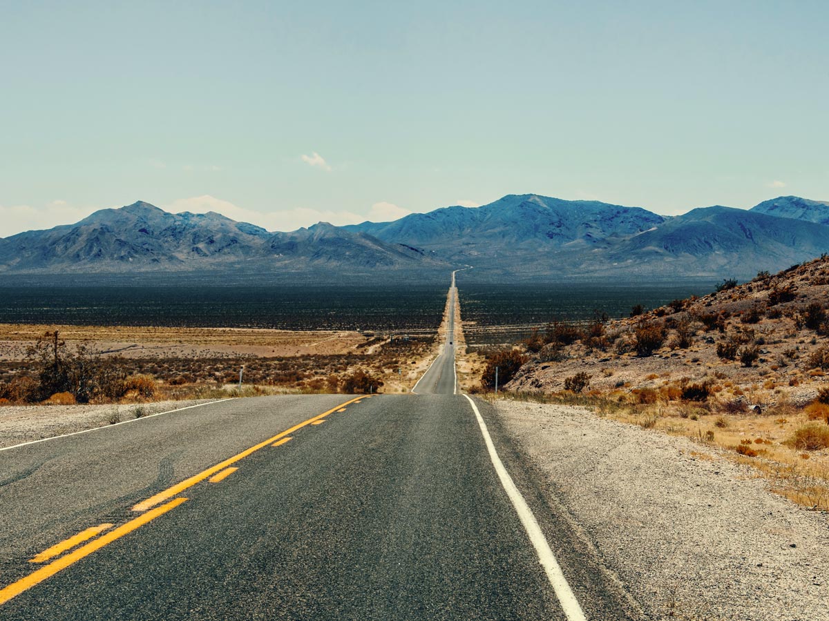 Death Valley highway Utah road biking tour USA