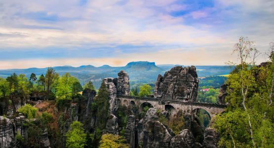 Bastei Bridge Saxony Elbe mountains