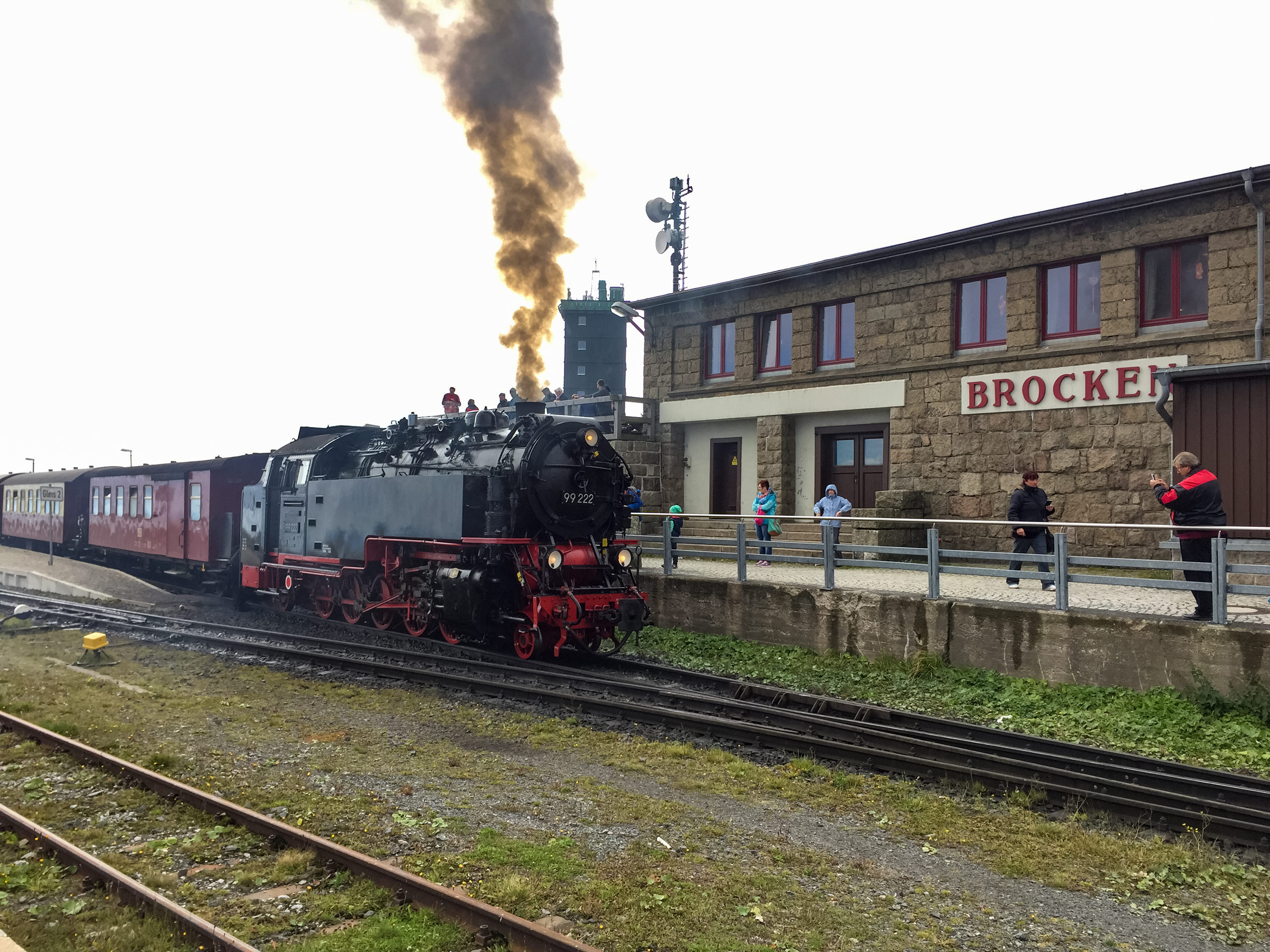 Harz train ride narrow gauge railway on the Brocken