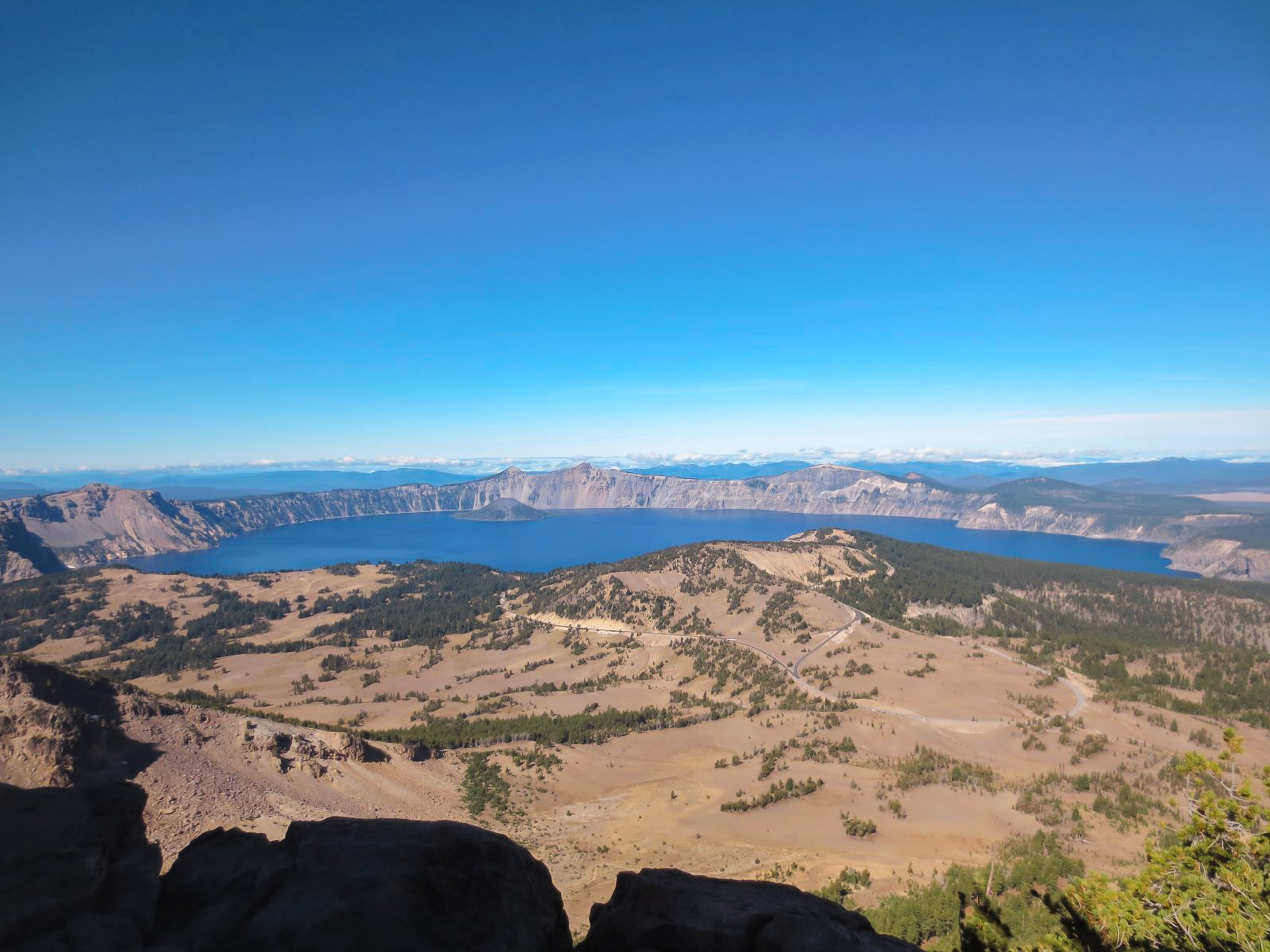 Crater view from the top