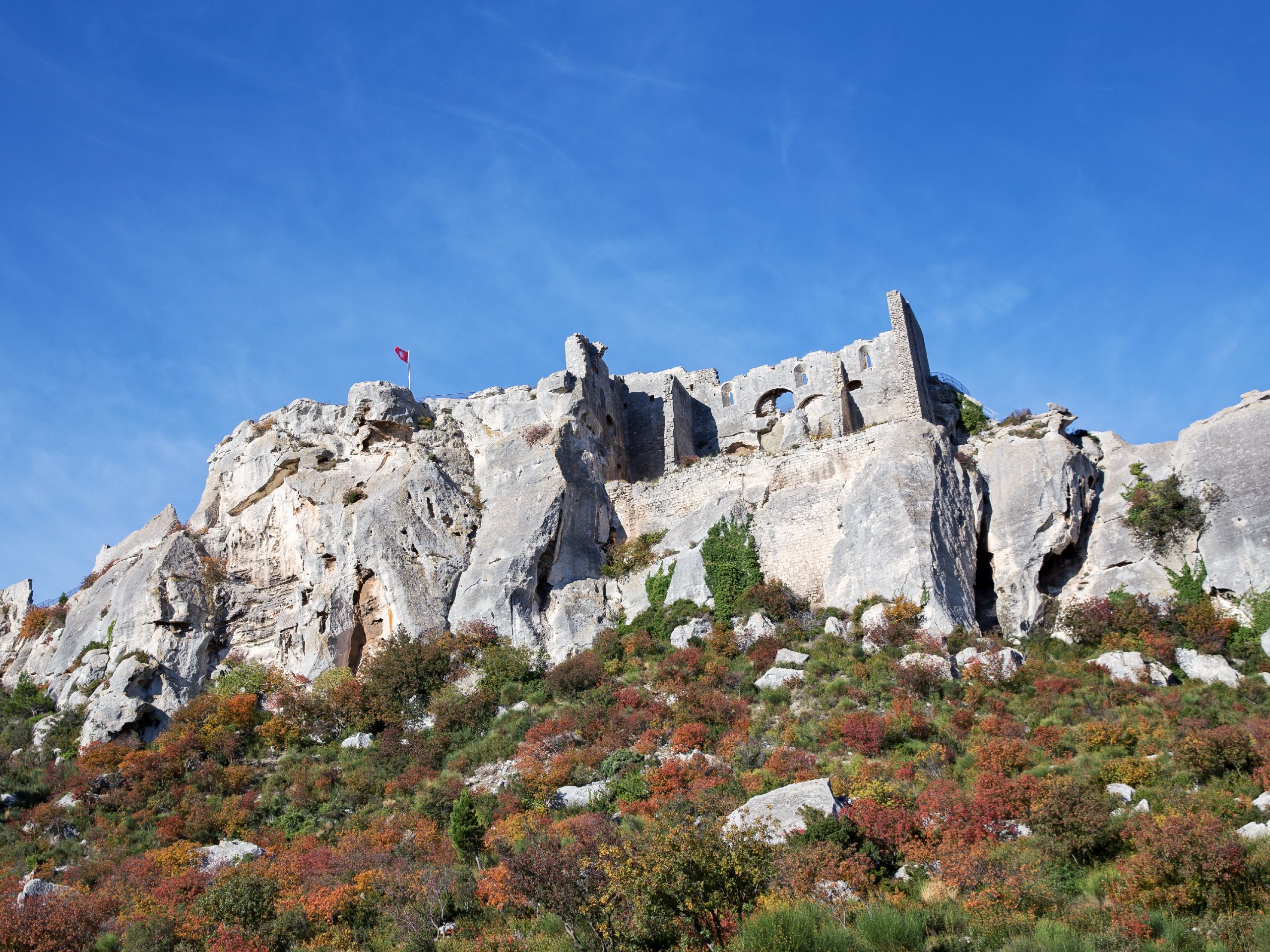 Castle ruins in Provence