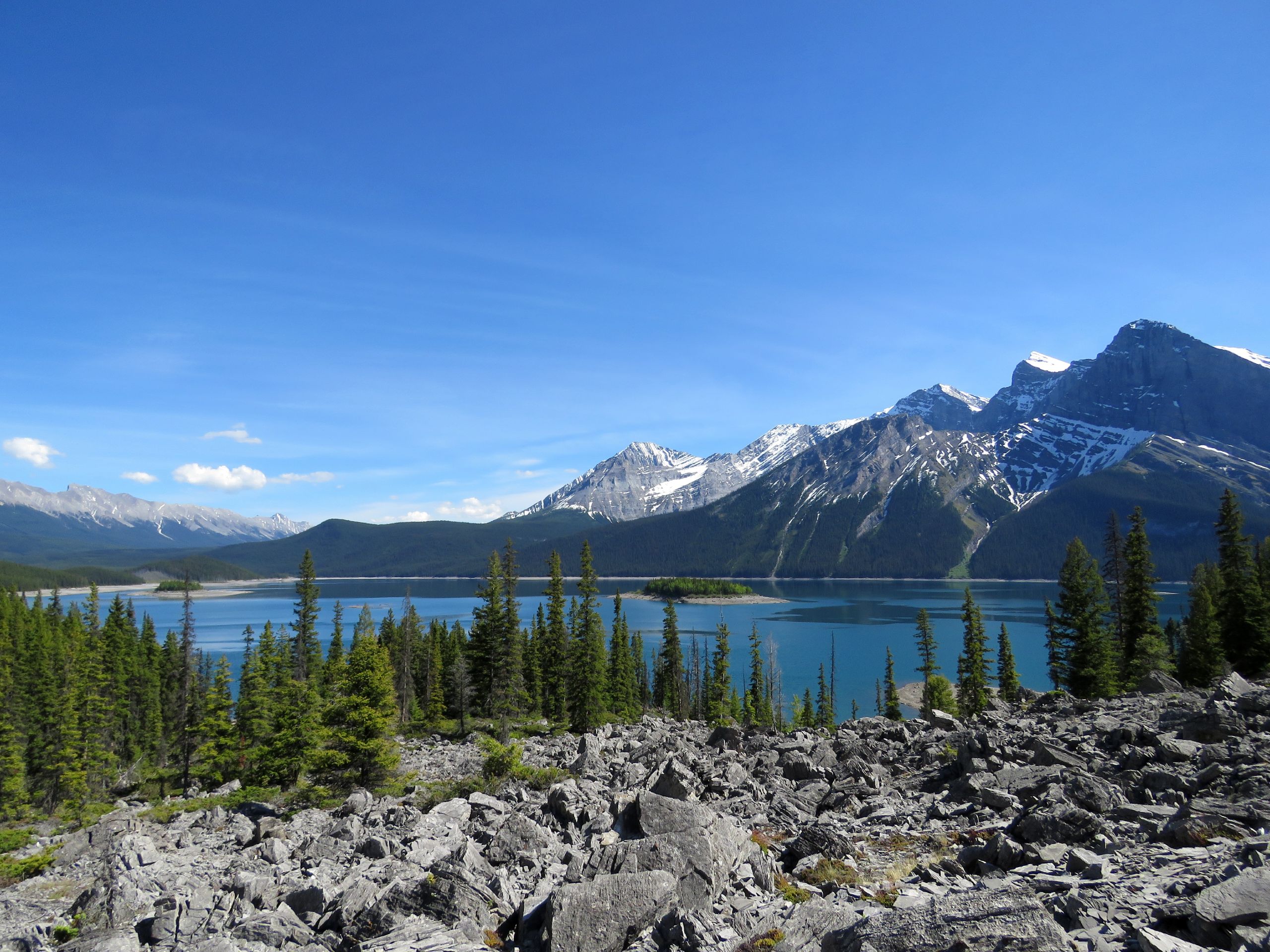 Beautiful Canadian wilderness in the Rocky Mountains