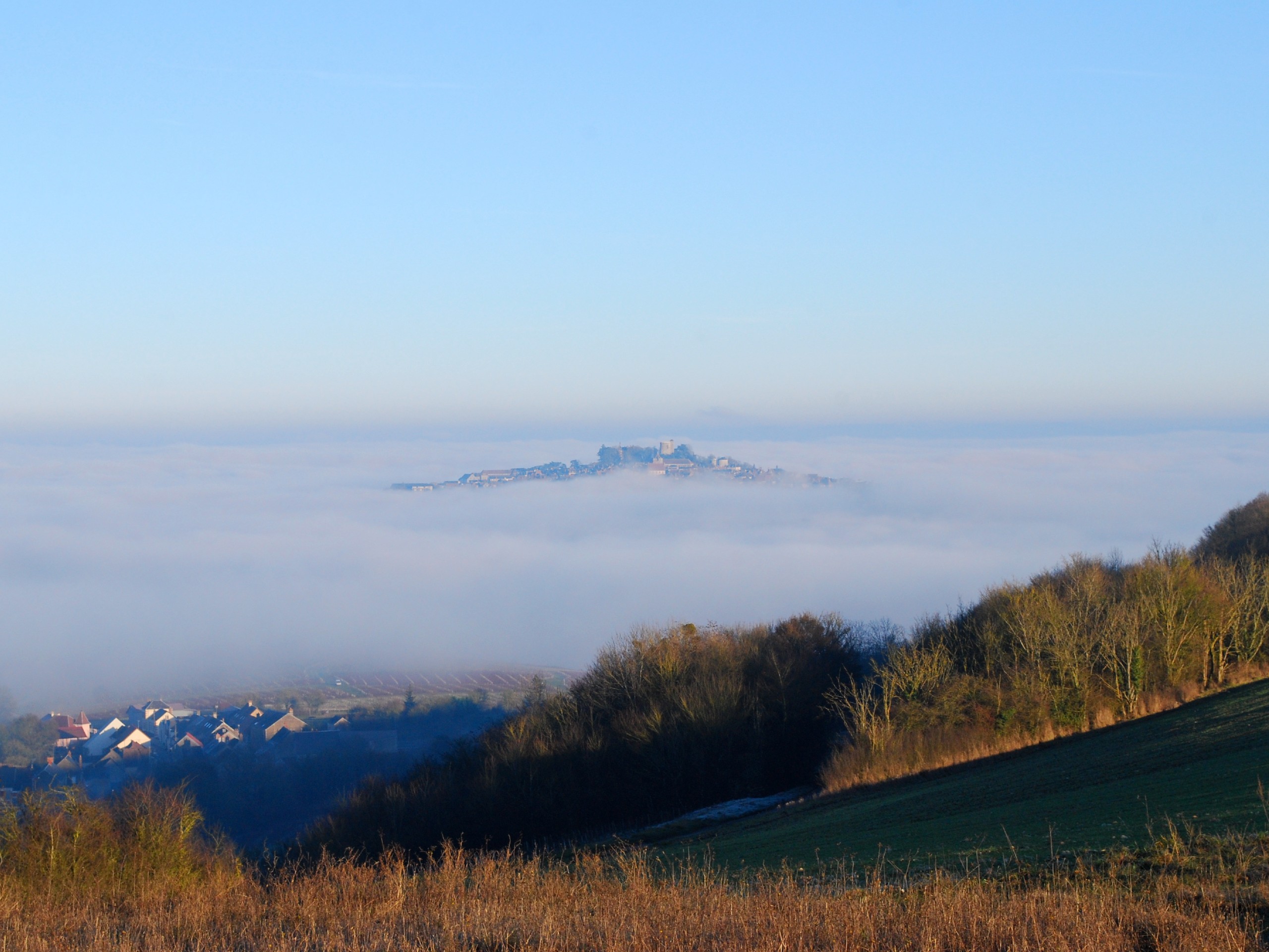 Clouds over the Sancere region