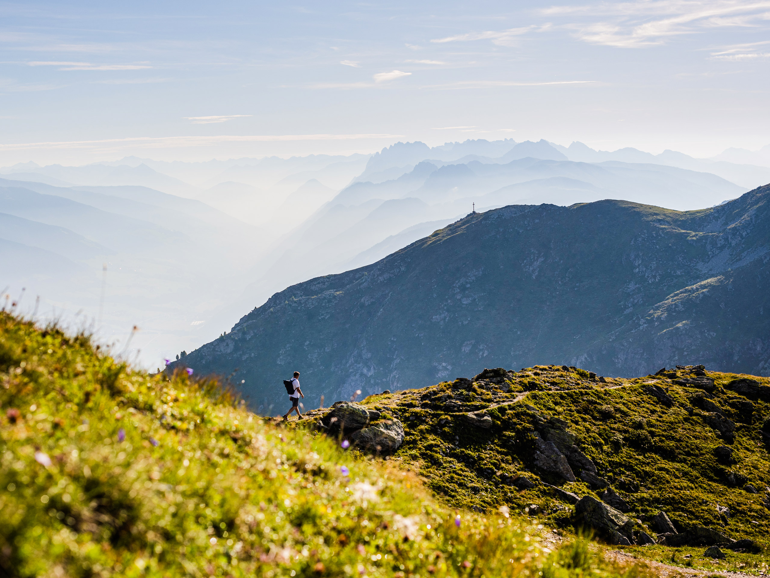 Hiking on the top