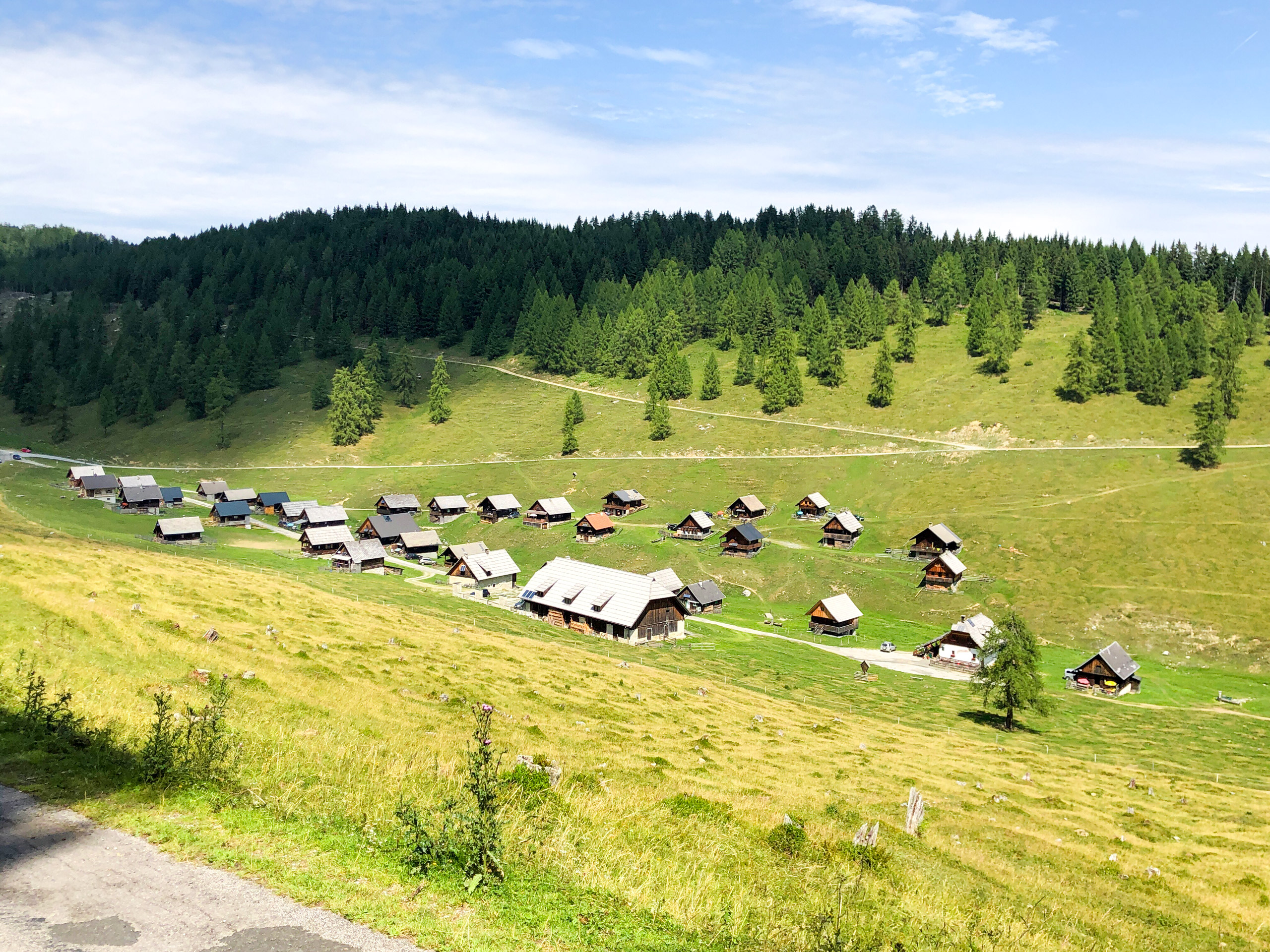 Mountain village in Italy