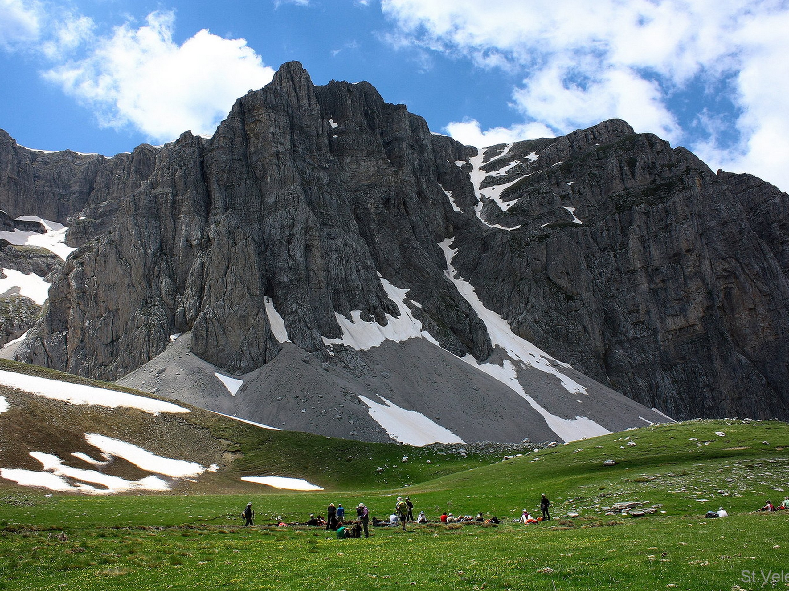 Beautiful mountains in Zagori, Greece