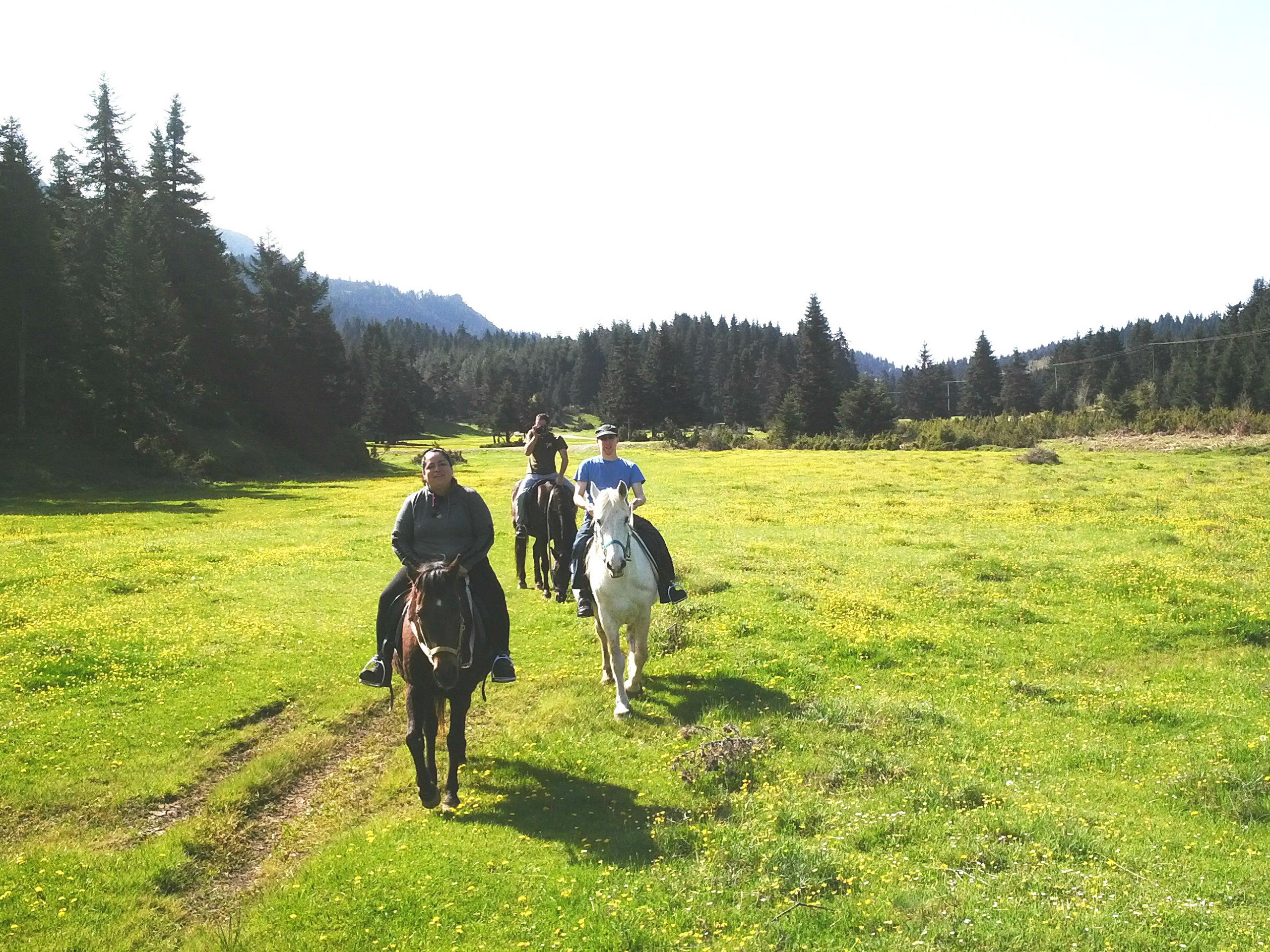 Horseback riding in Greece