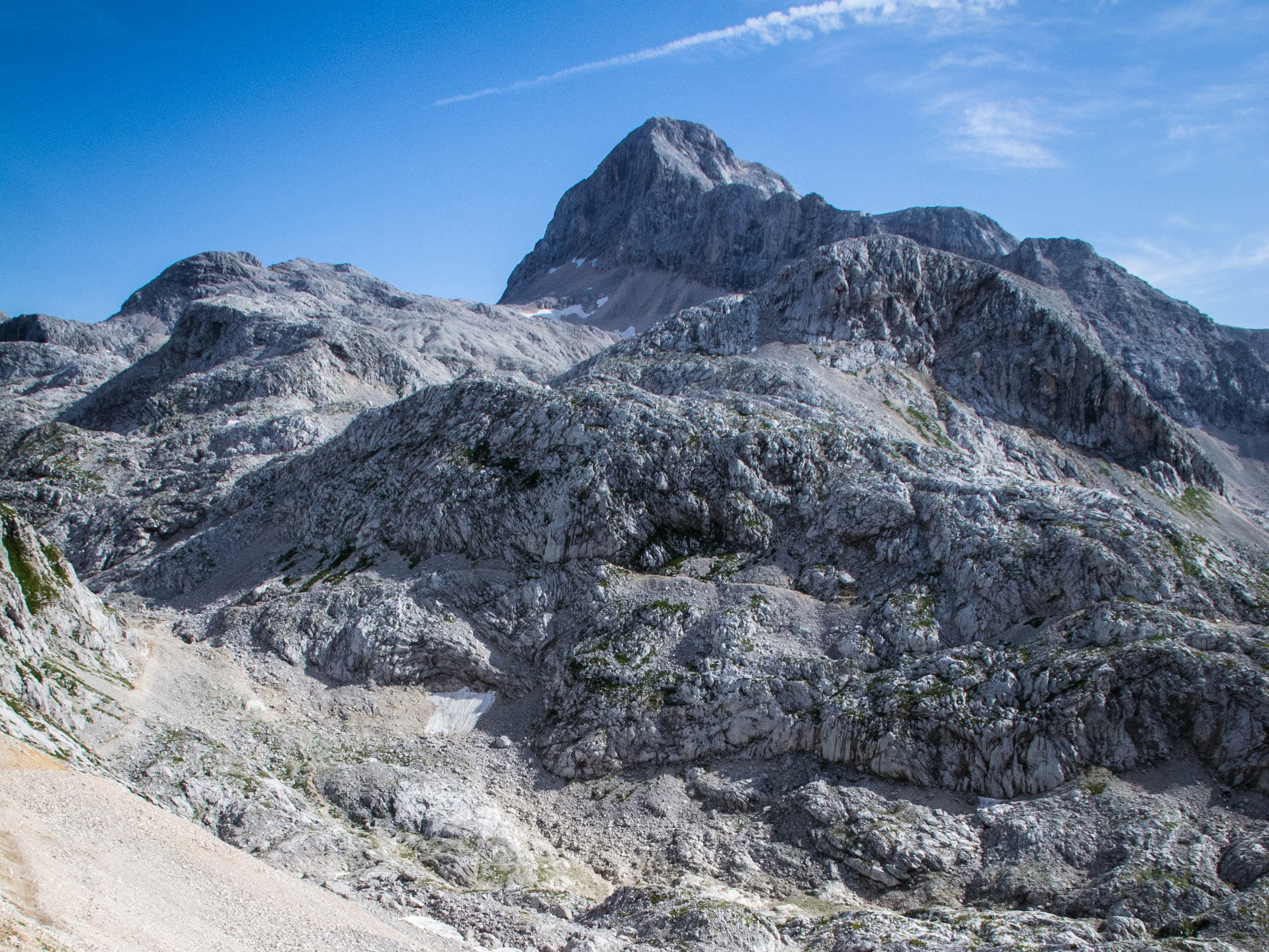 Peak landscape in Slovenia