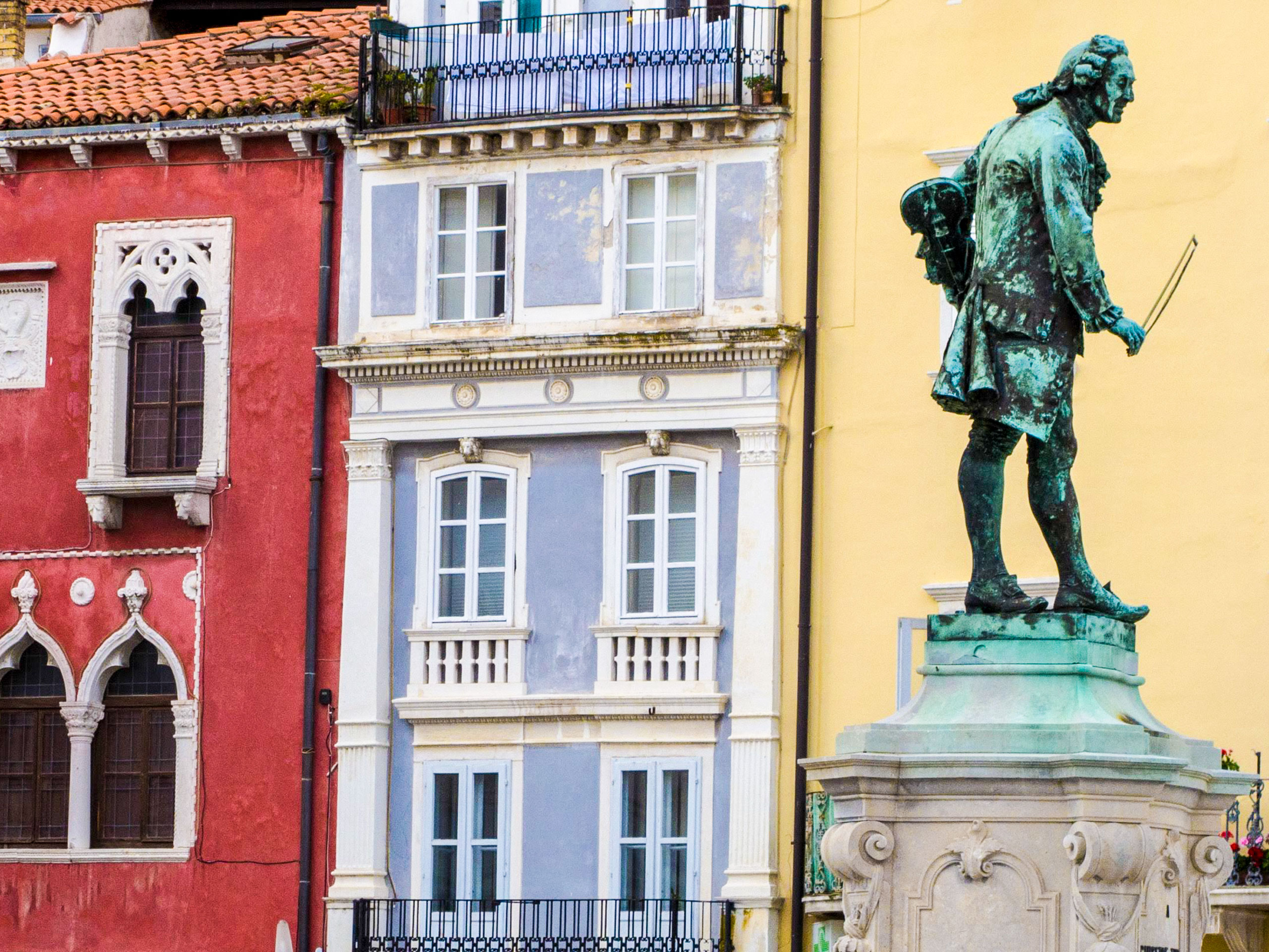 Statue in Piran