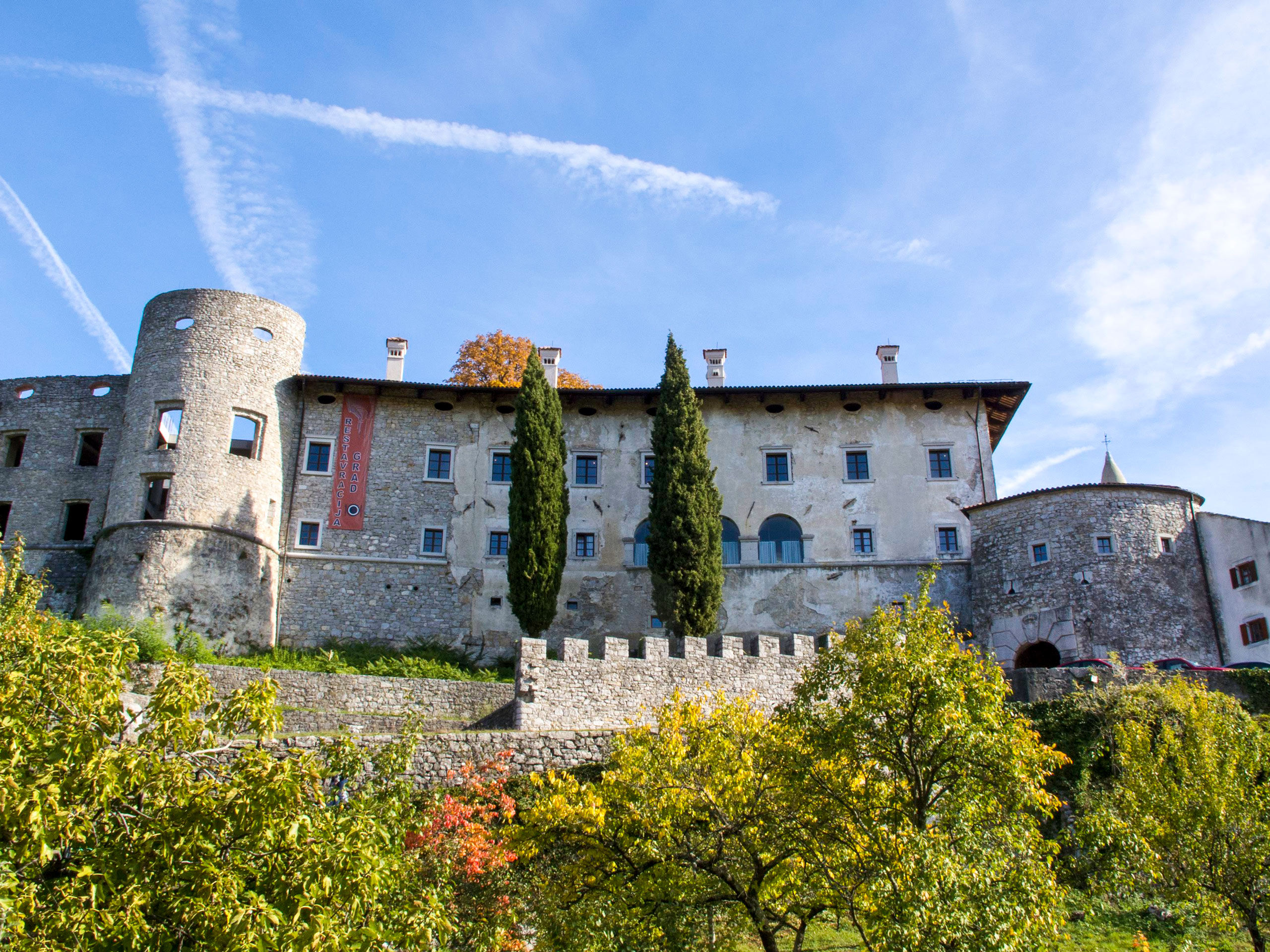 Stanjel wall in Slovenia