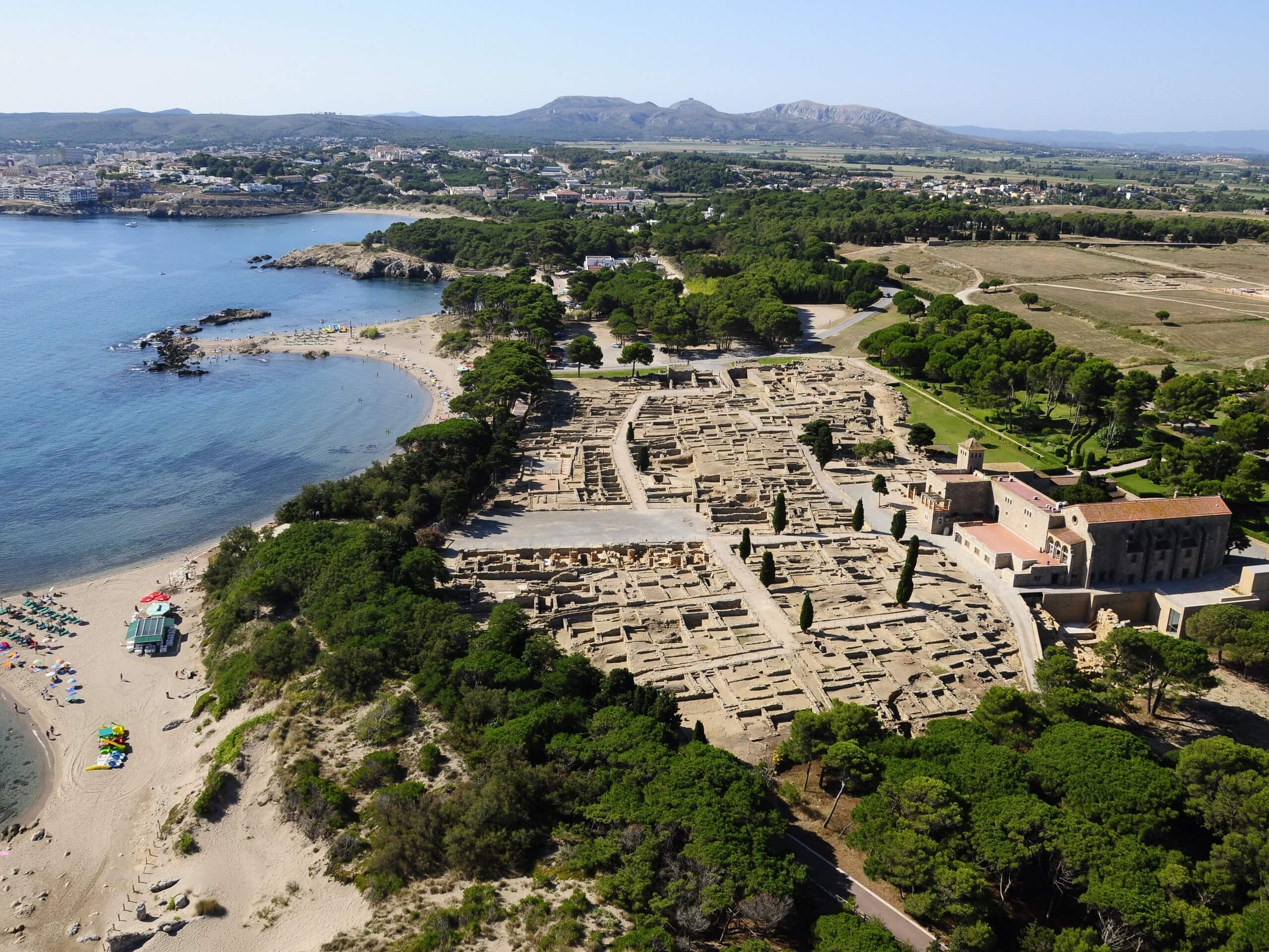 Dempuries ruines in Costa Brava