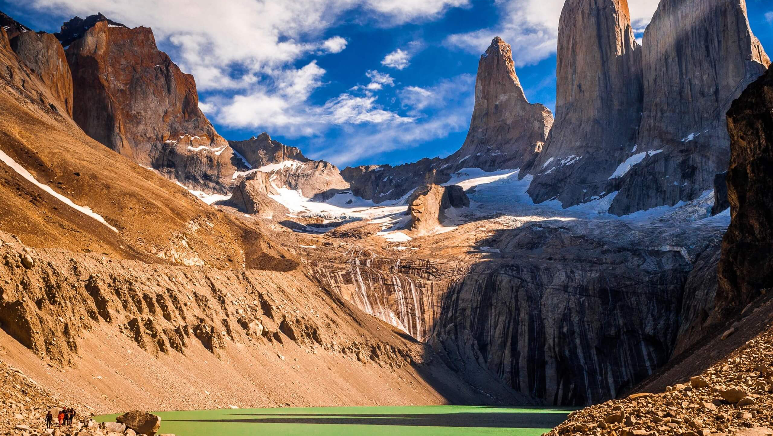 Torres del Paine from Puerto Natales