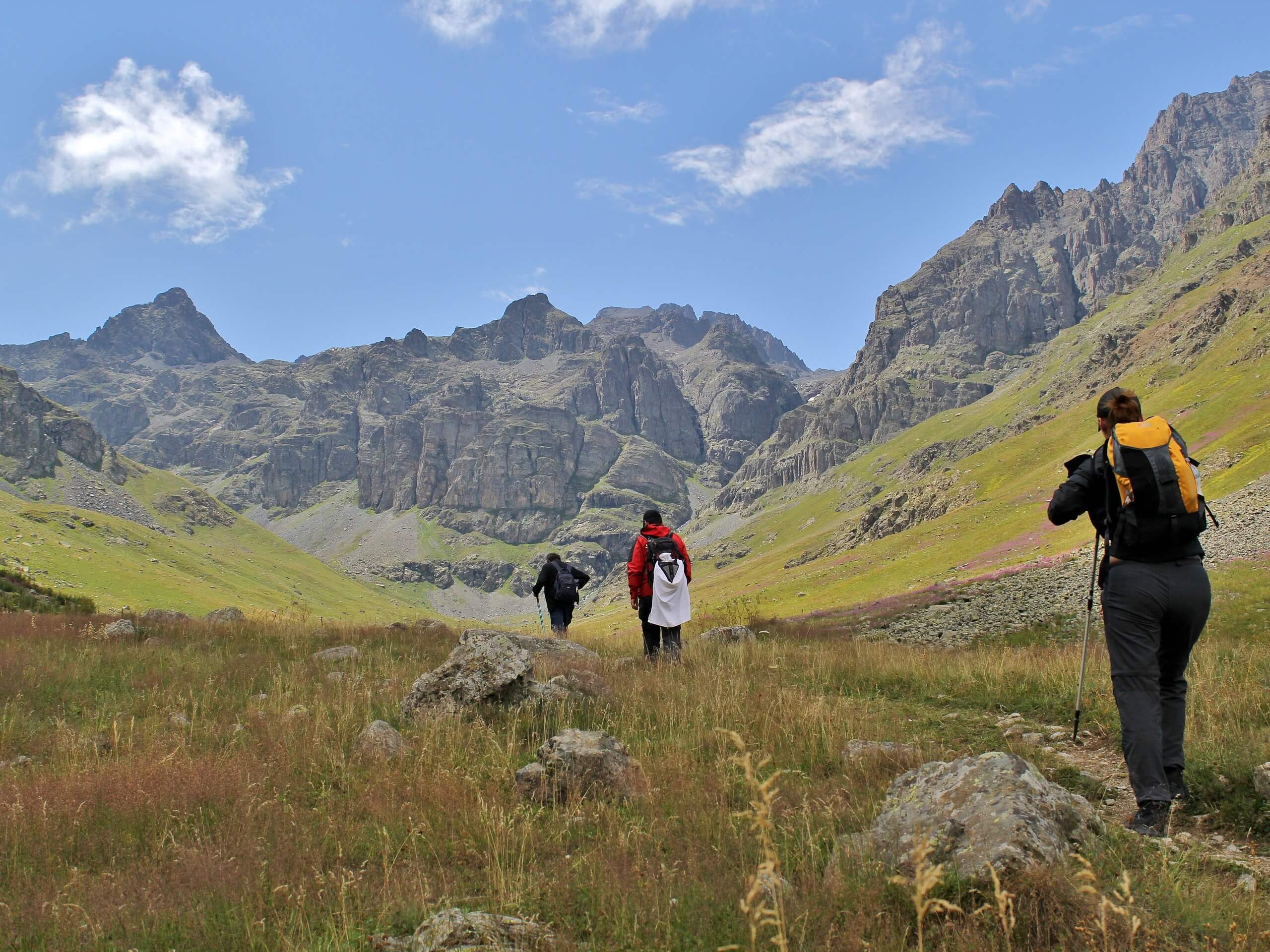 Approaching the big mountains in Turkey