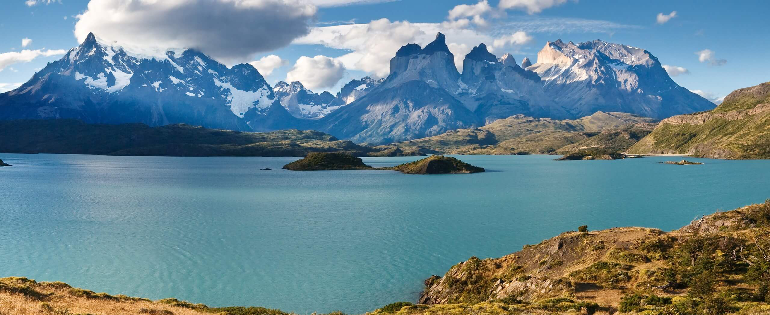 Torres del Paine from Puerto Natales