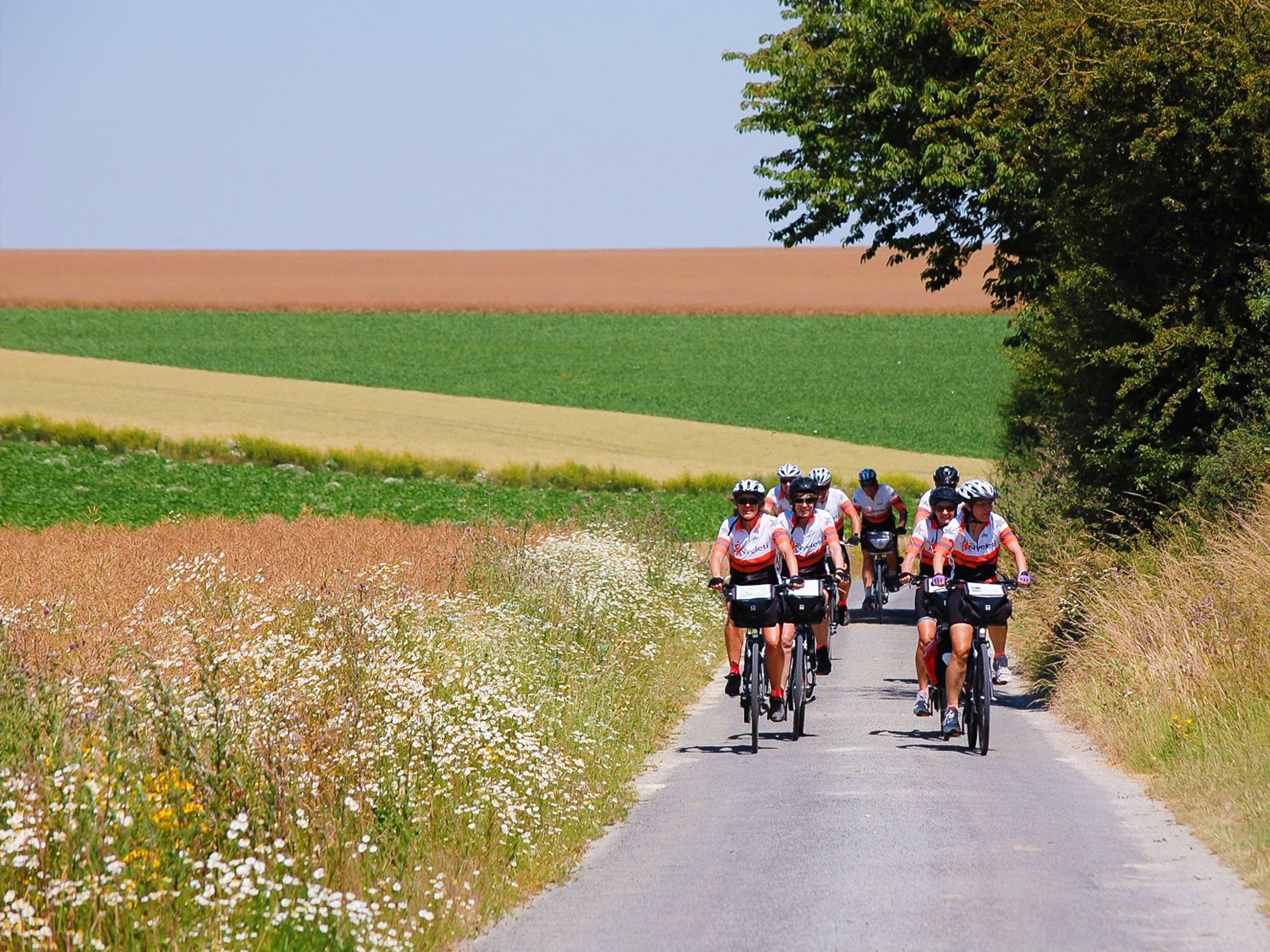 Cyclists on the Way