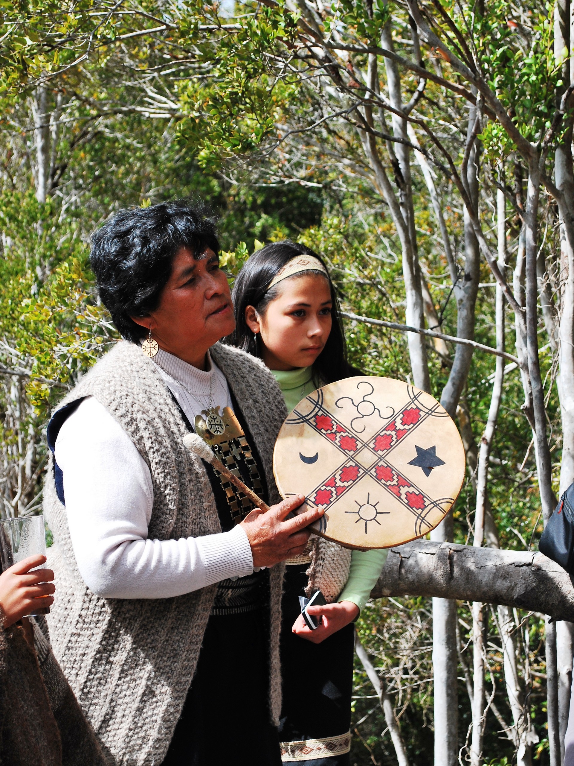 Enjoying cultural events while on guided tour in Chile