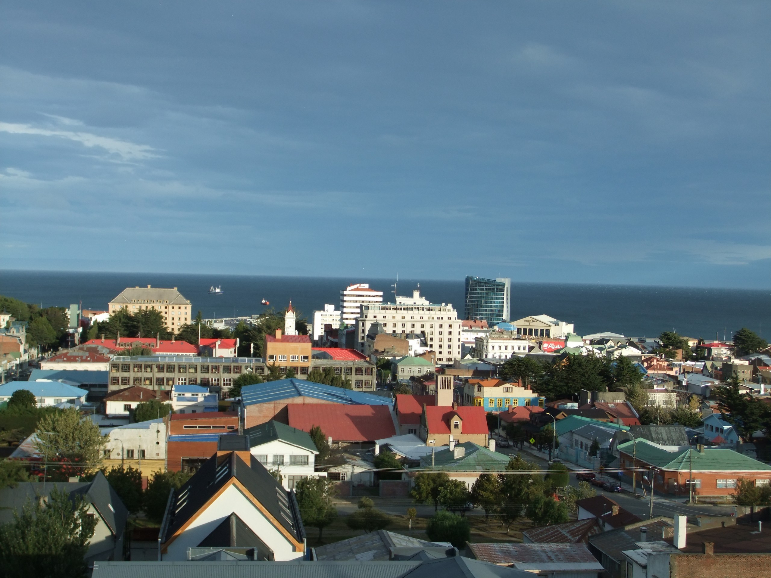 Punta Arenas views from the above