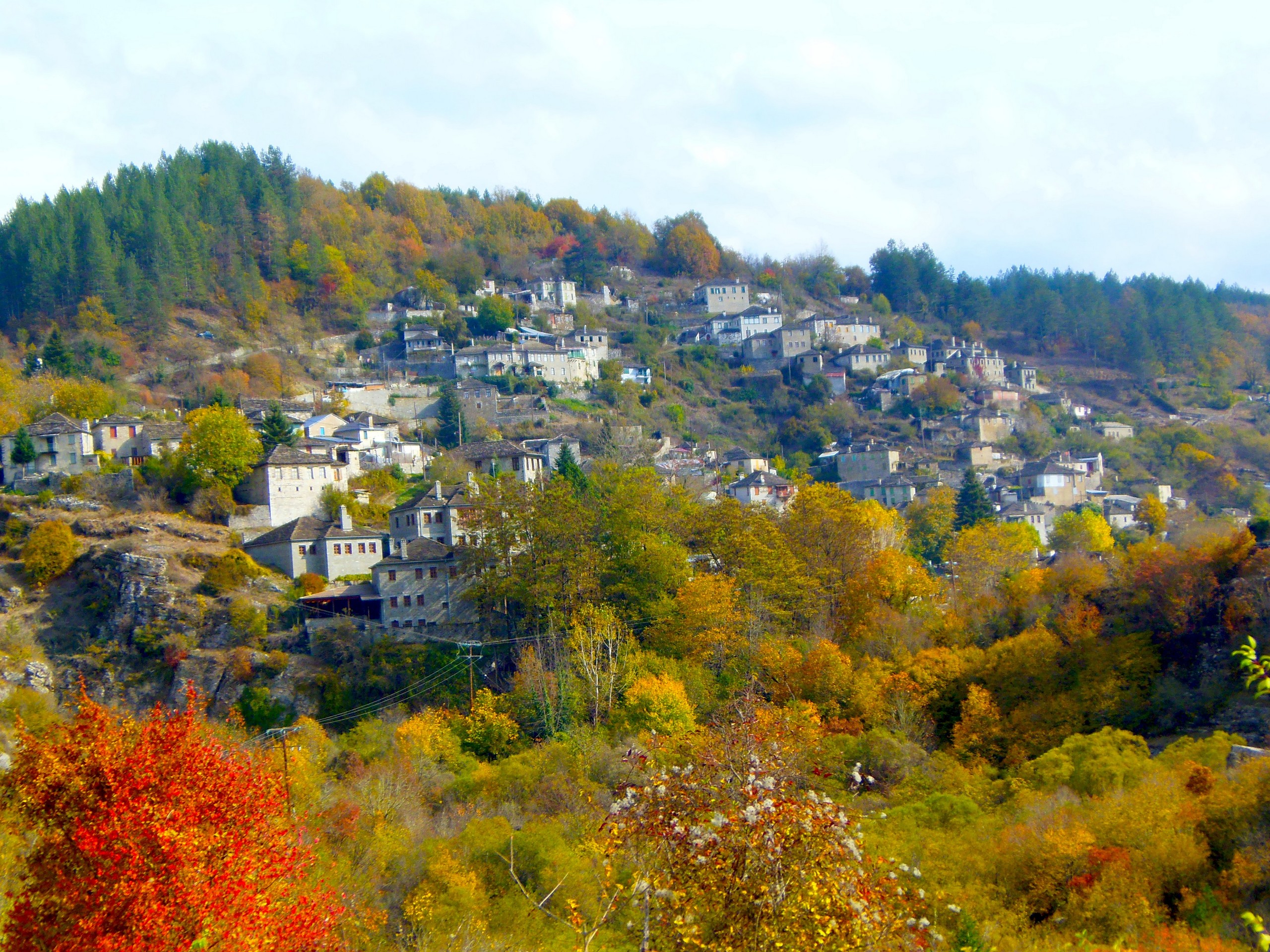 Beautiful autumn in Greece