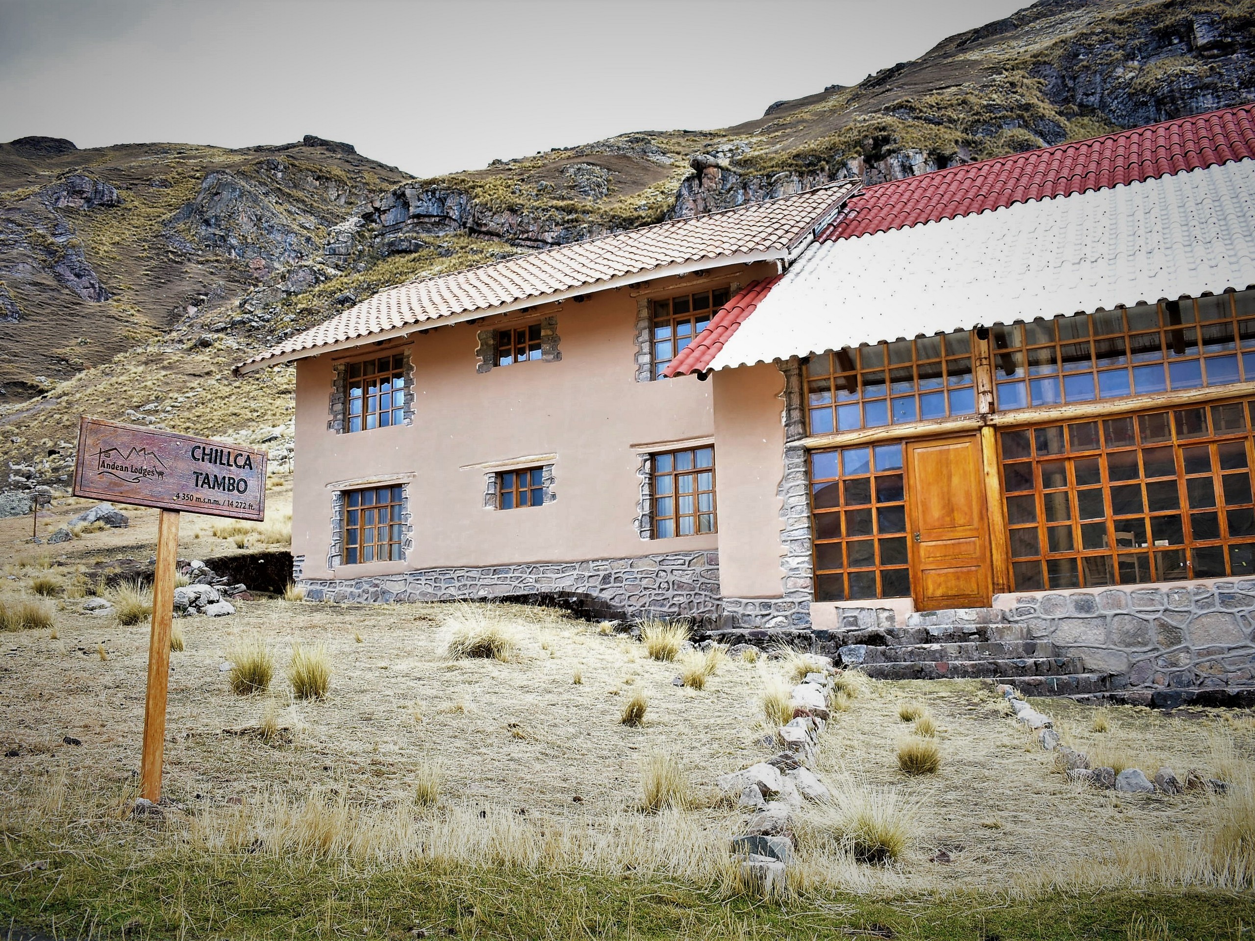 Chillcatambo Lodge, visited while hiking in the Peruvian andes