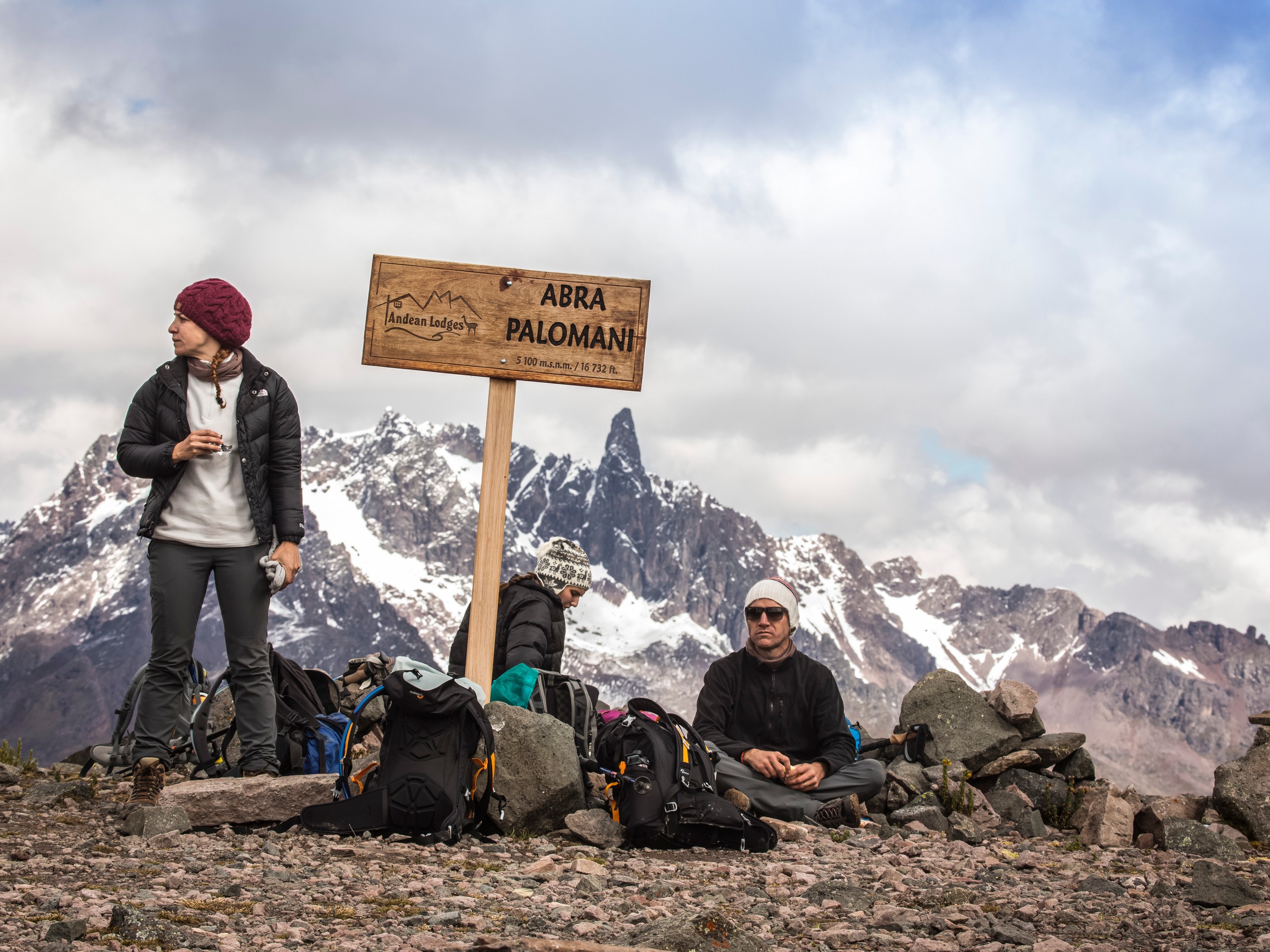 Highest pass of the trek - Palomani - rewards with some stunning views